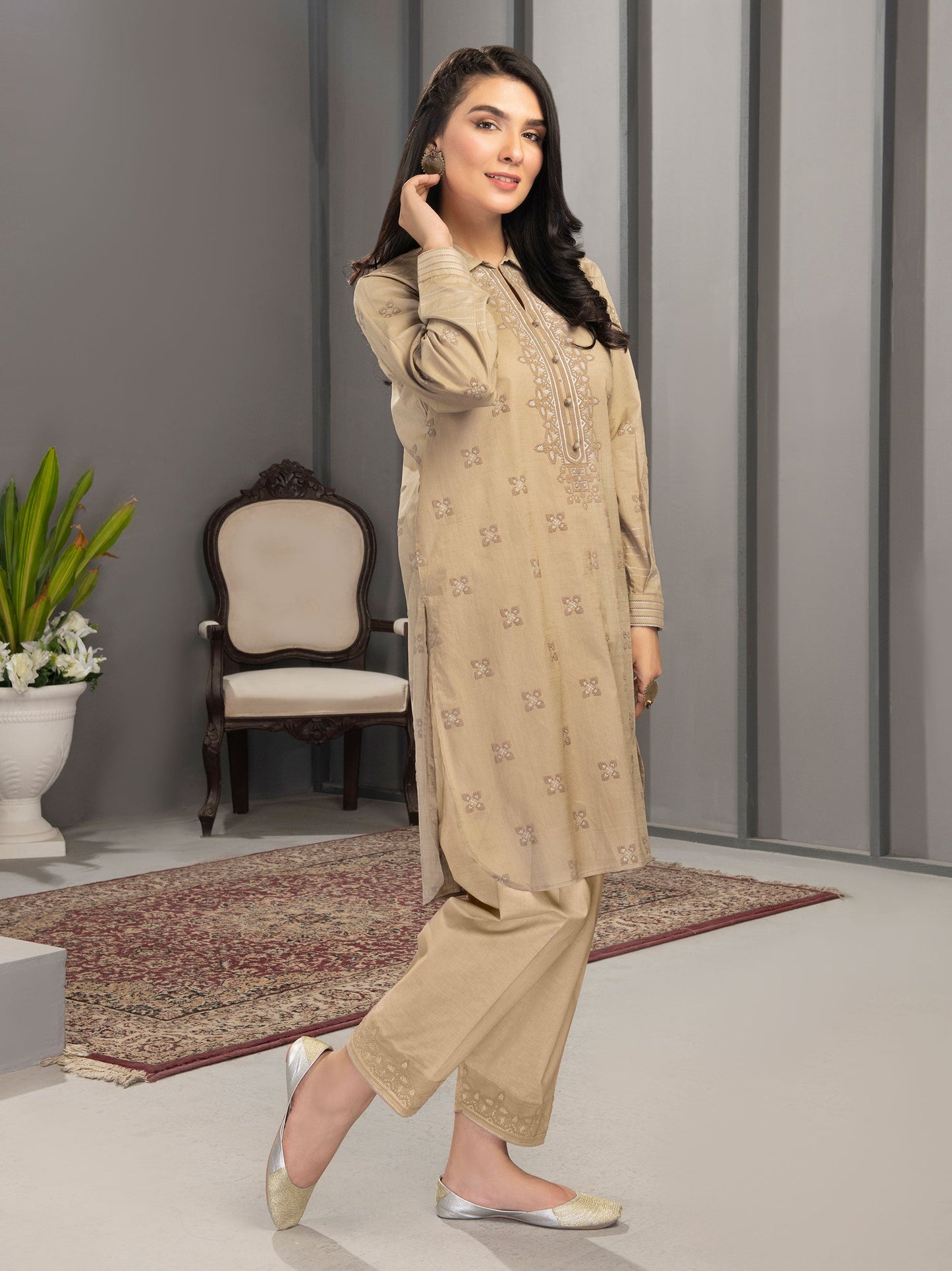 2 Piece Printed Lawn Suit