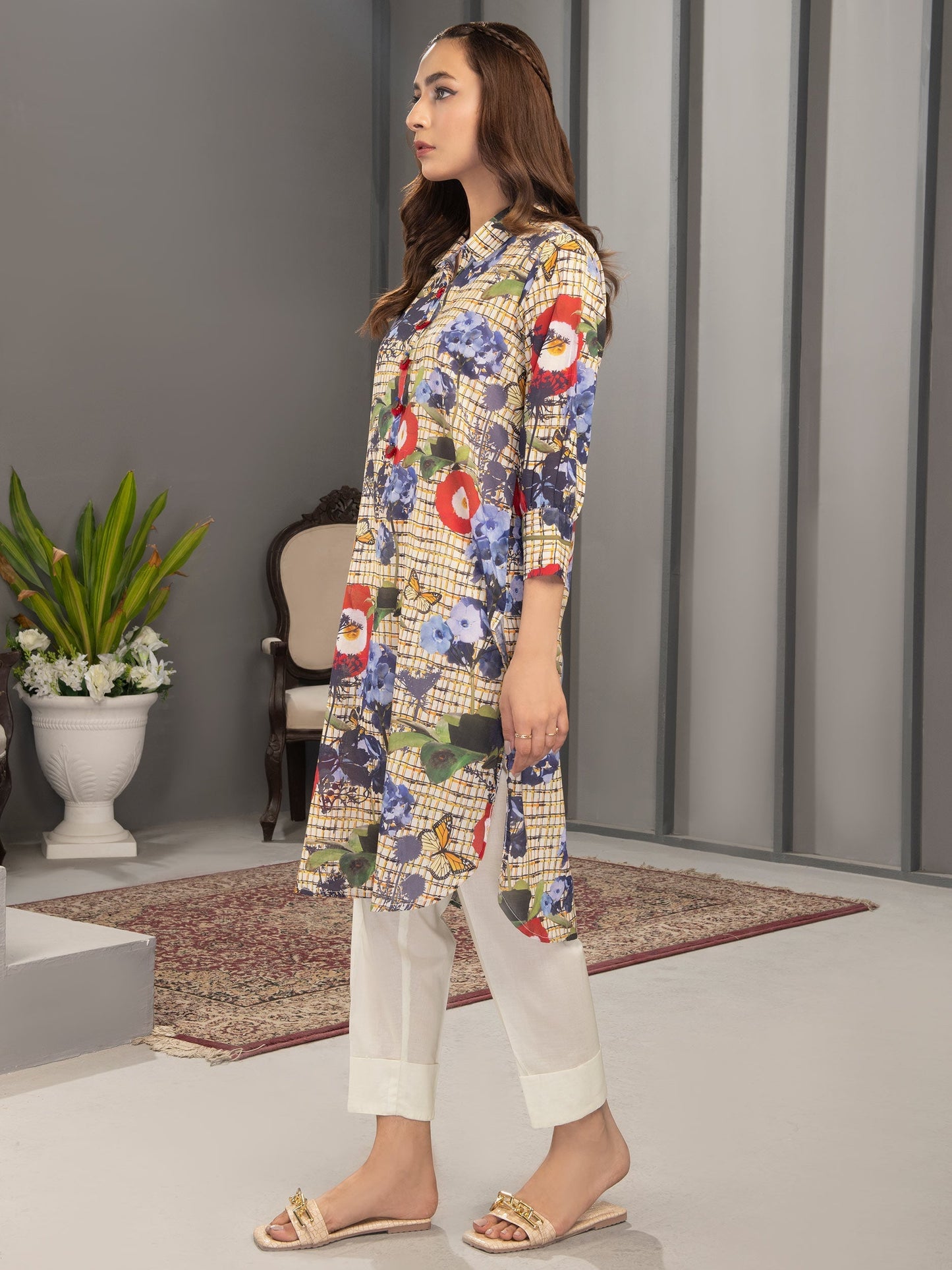 2 Piece Printed Lawn Suit