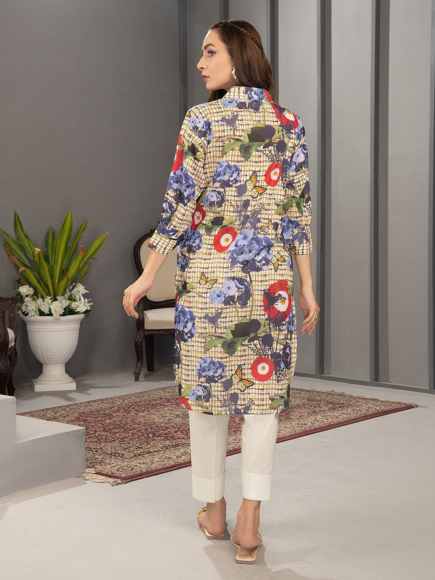 2 Piece Printed Lawn Suit