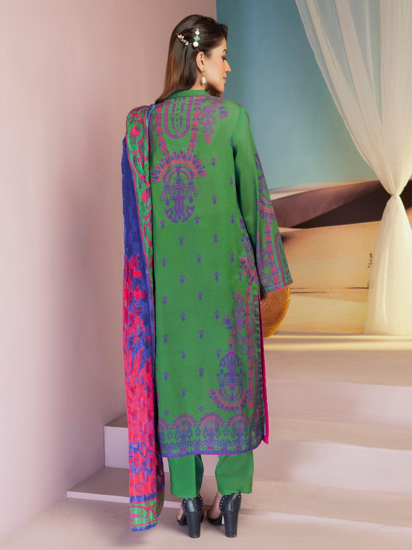 3 Piece Printed Lawn Suit