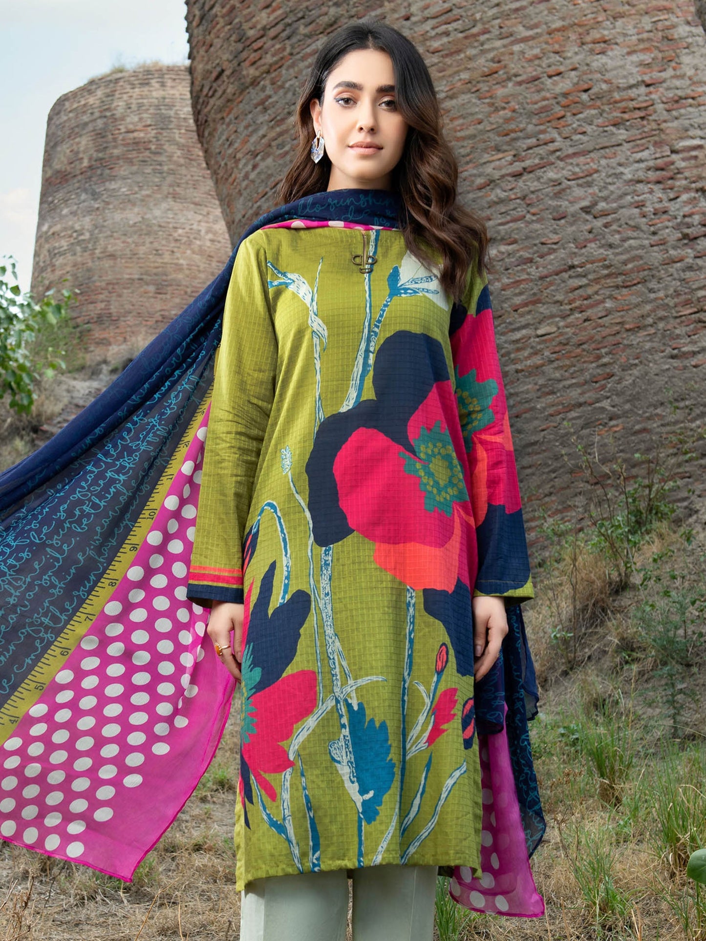 2 Piece Printed Lawn Suit