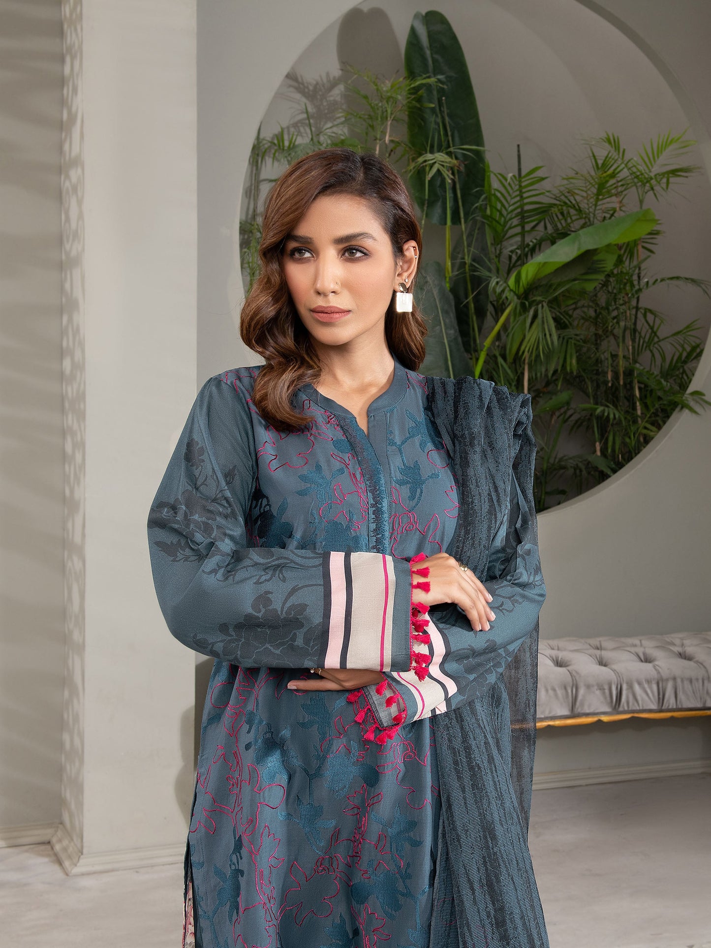 2 Piece Embroidered Lawn Suit