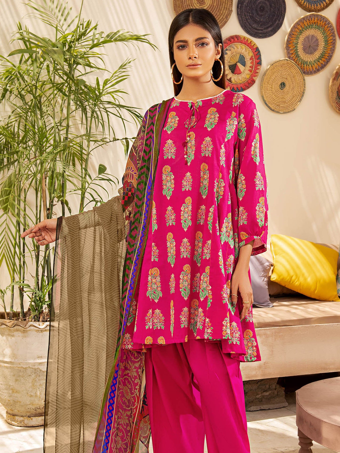 2 Piece Printed Lawn Suit