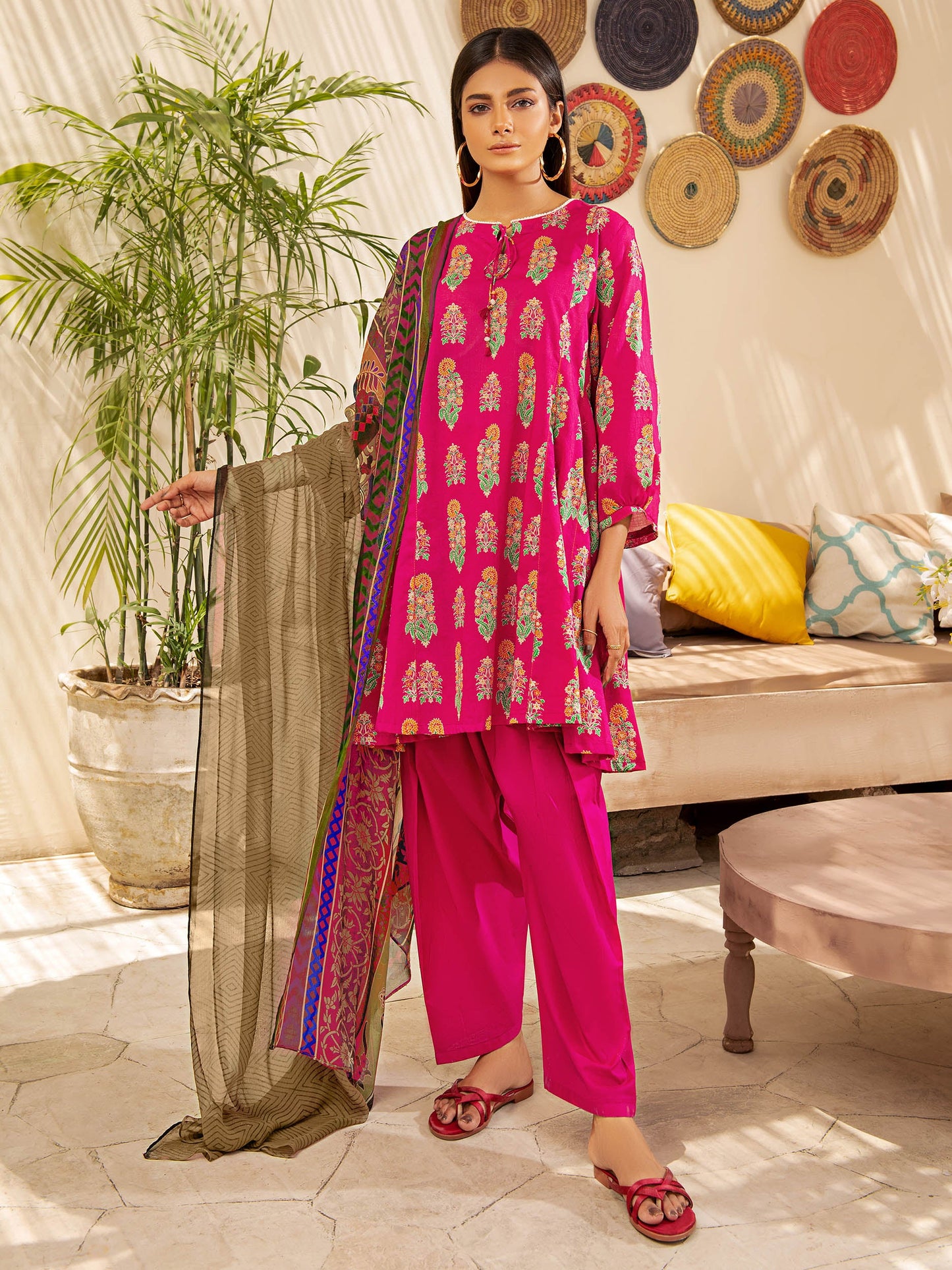 2 Piece Printed Lawn Suit