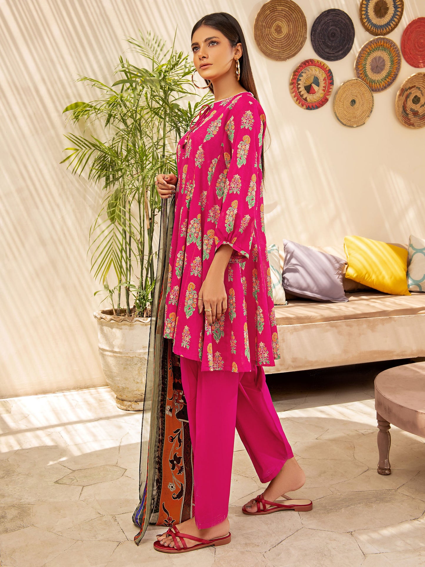 2 Piece Printed Lawn Suit