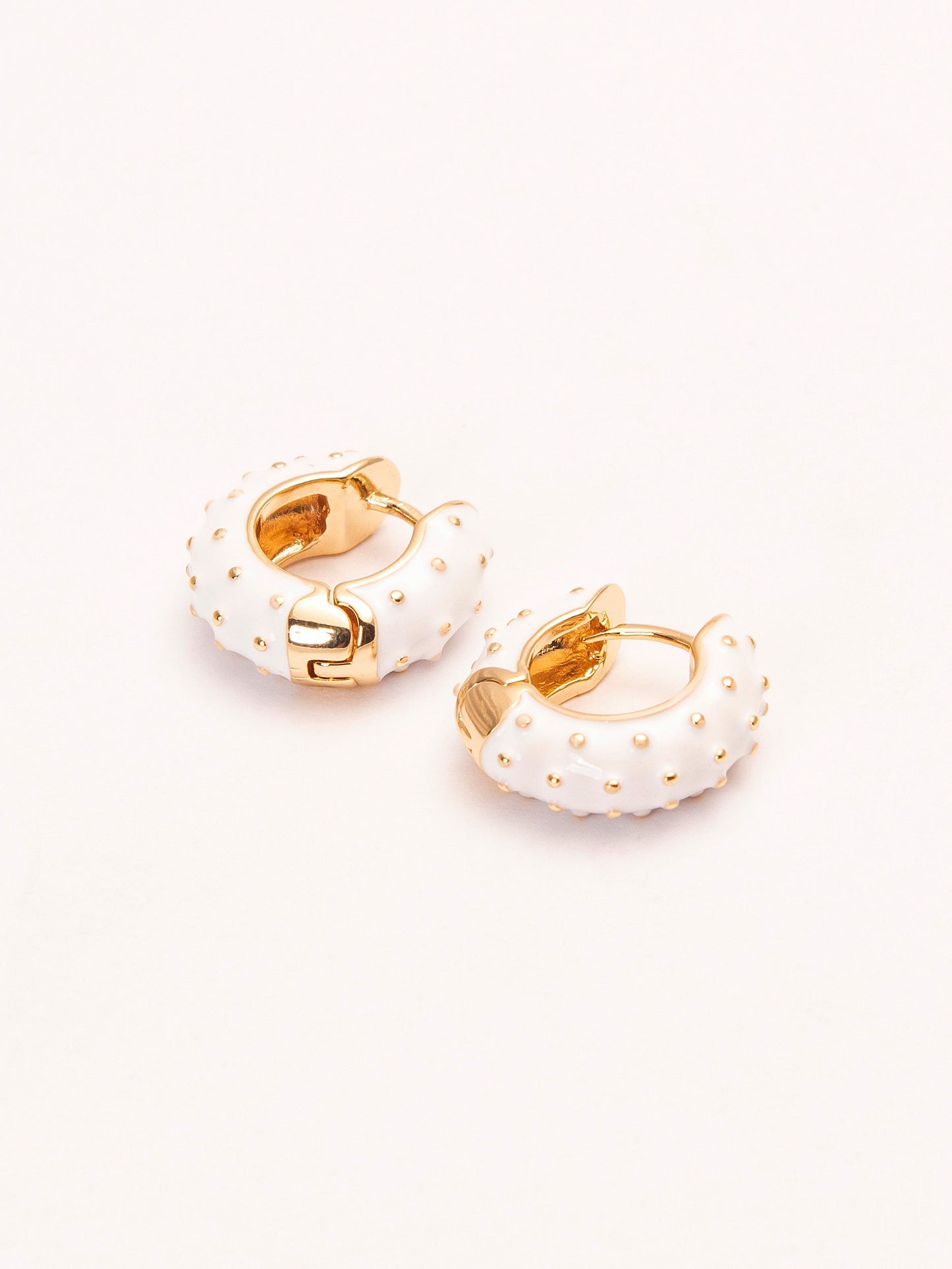 Spiky Huggie Earrings