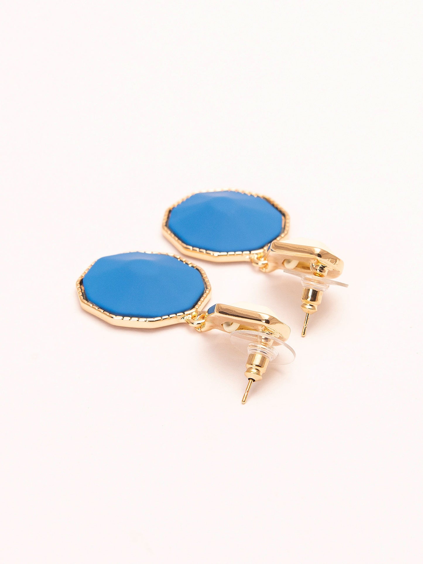 Two Tone Drop Earrings