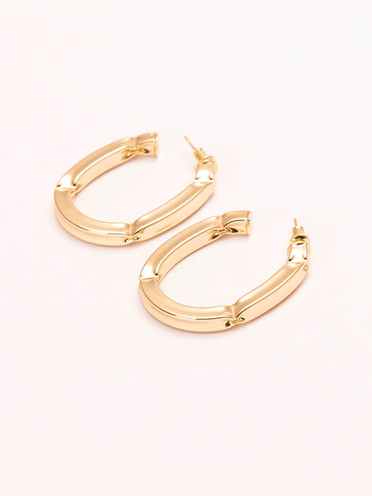 Texture Hoop Earrings