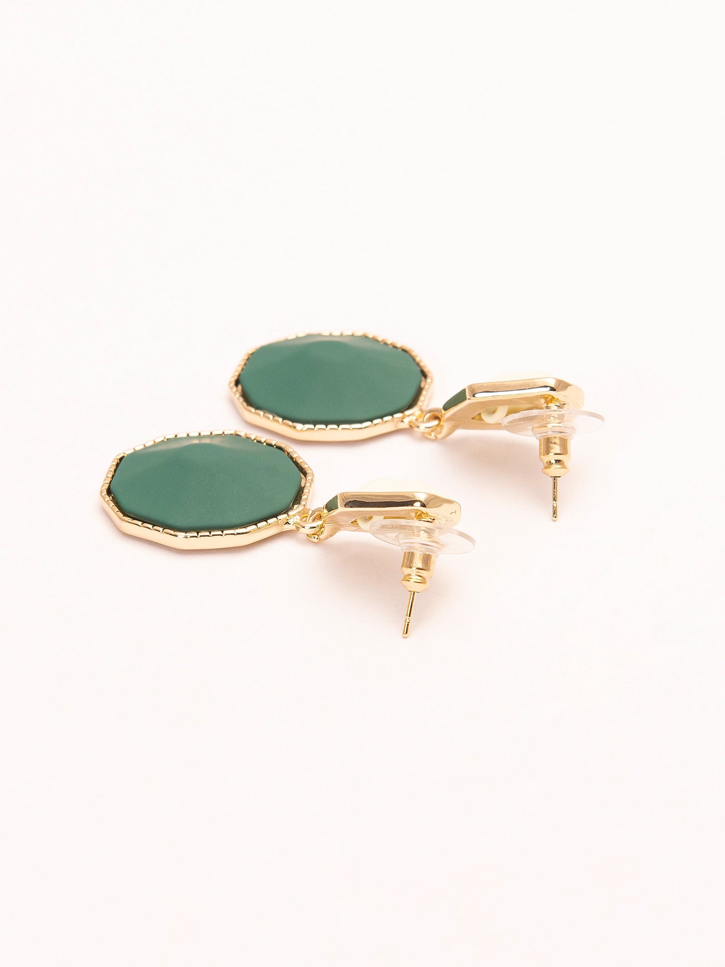 Two Tone Drop Earrings