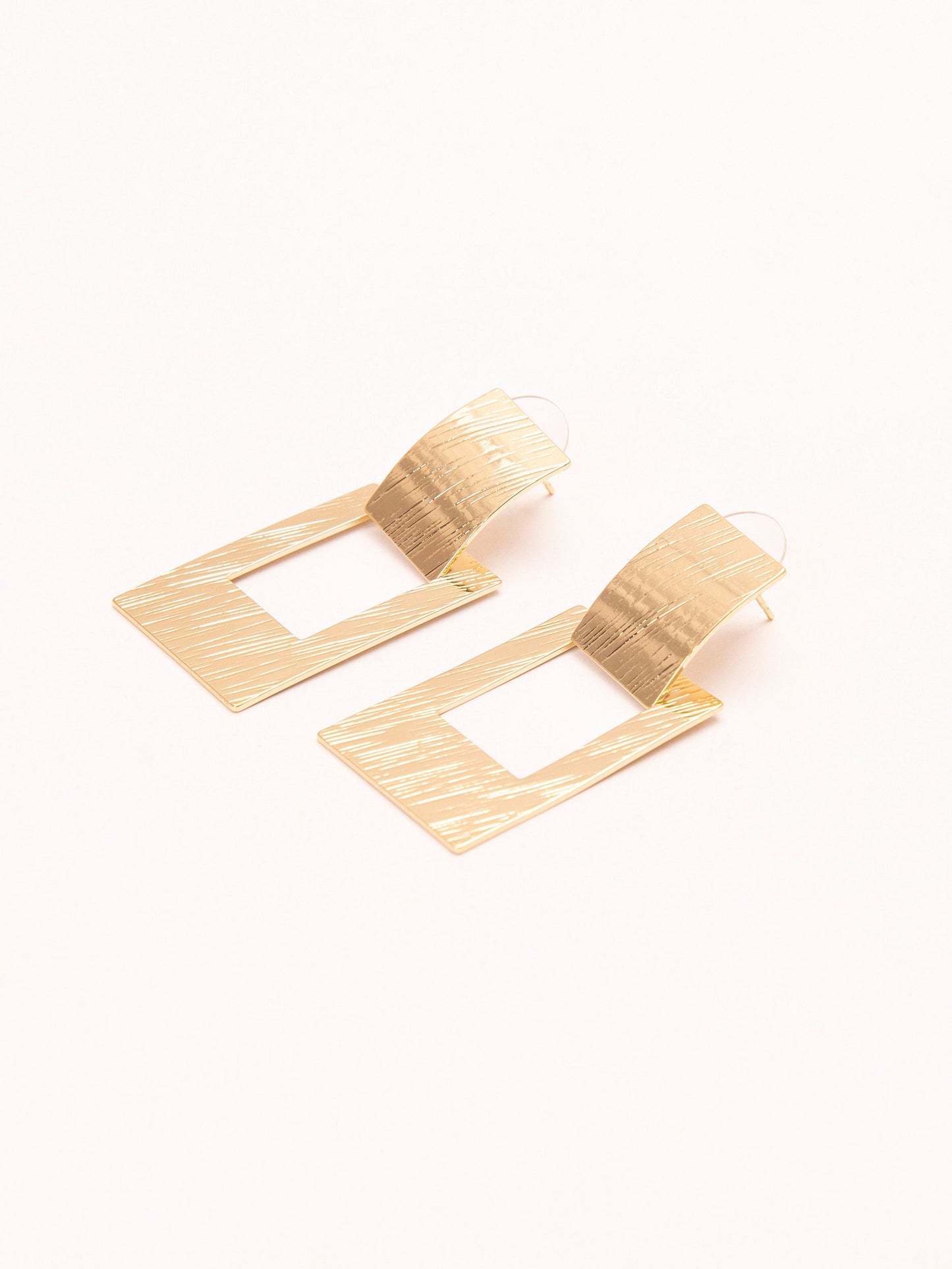 Rectangular Drop Earrings