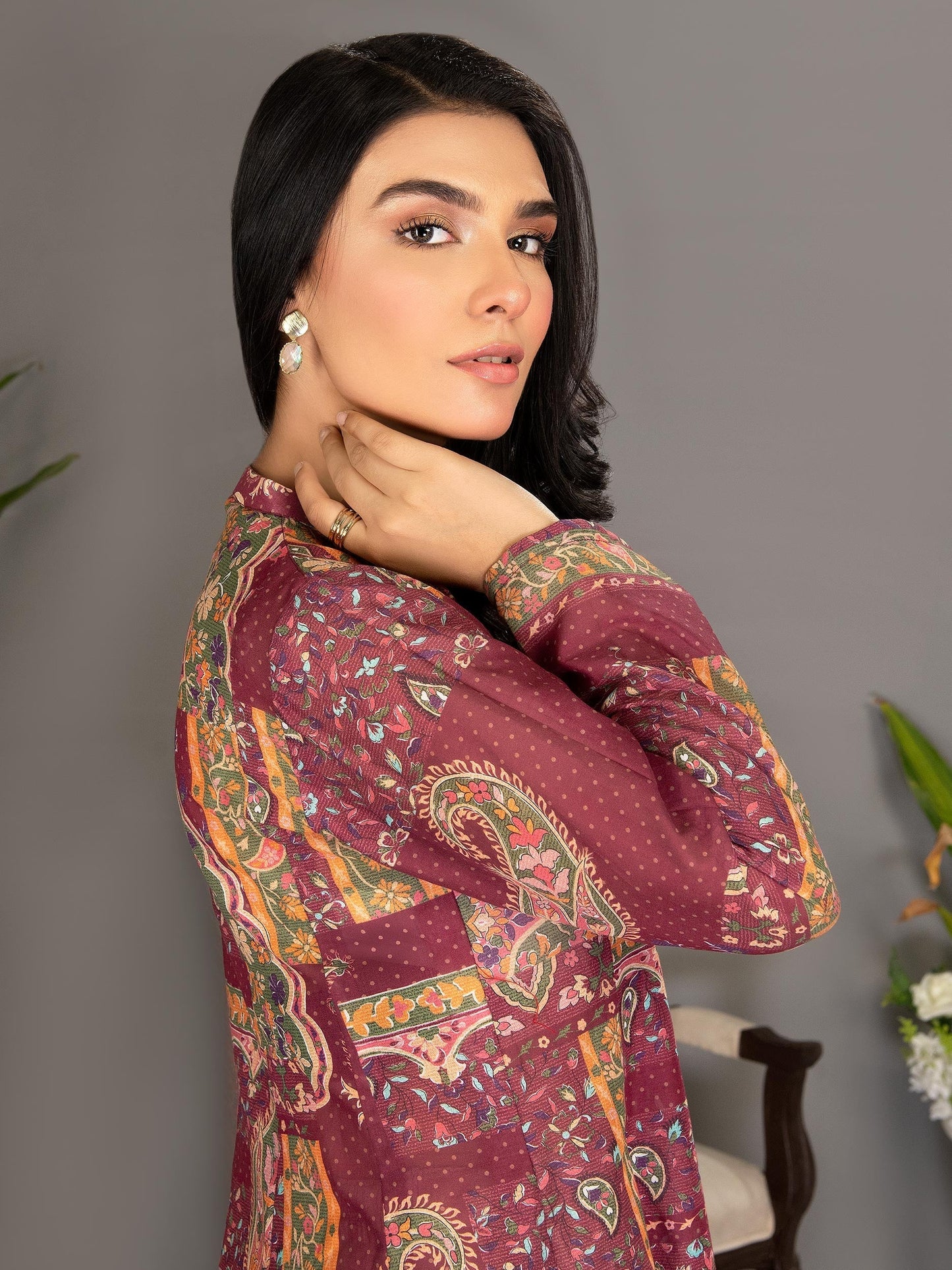 1 Piece Printed Lawn Shirt