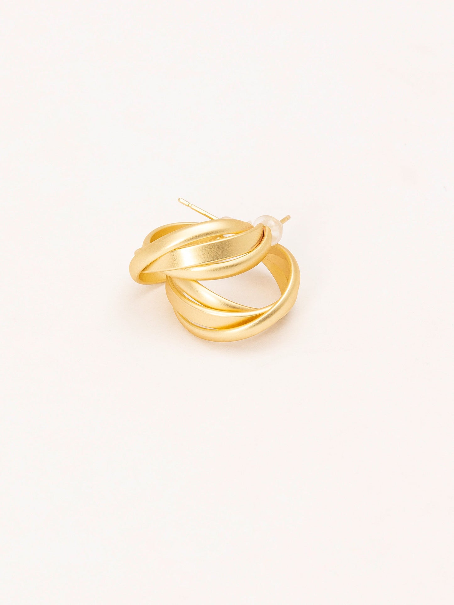 Twist C-Hoop Earrings