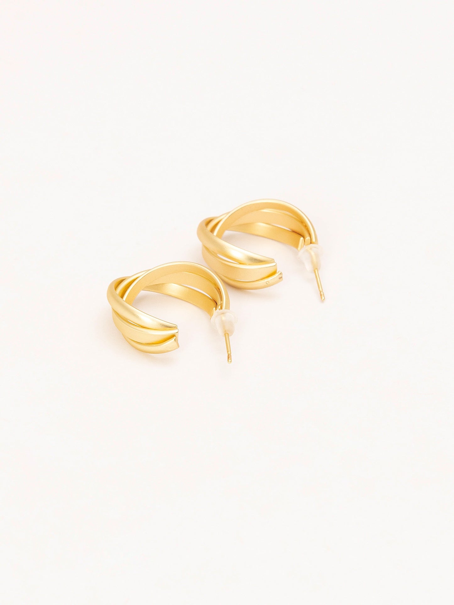 Twist C-Hoop Earrings