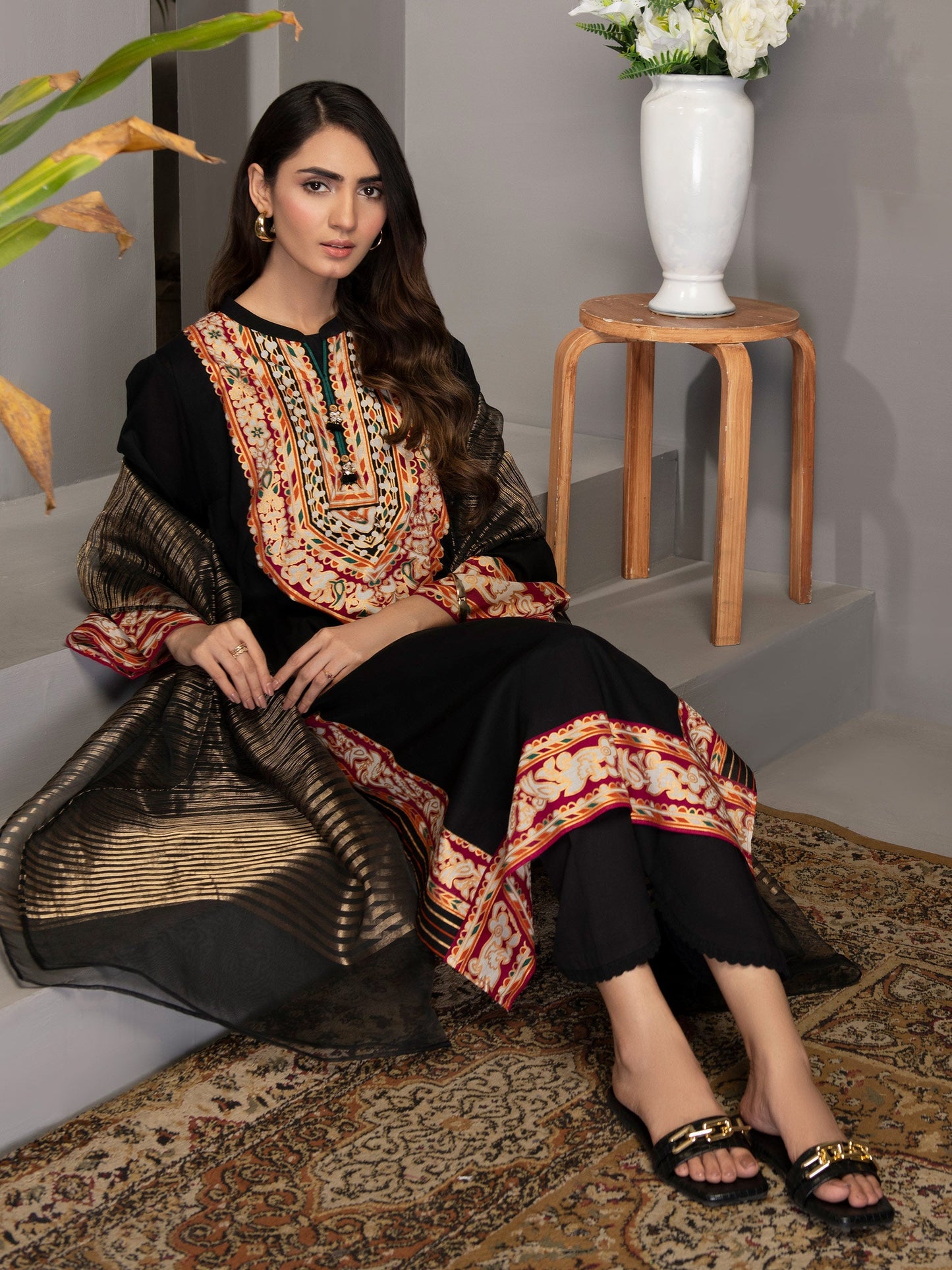 2 Piece Printed Lawn Suit