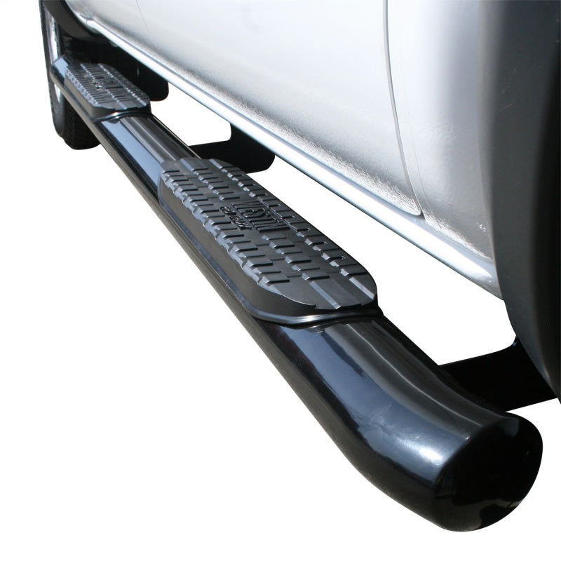 Westin 2005-2018 Toyota Tacoma Double Cab PRO TRAXX 4 Oval Nerf Step Bars - Black