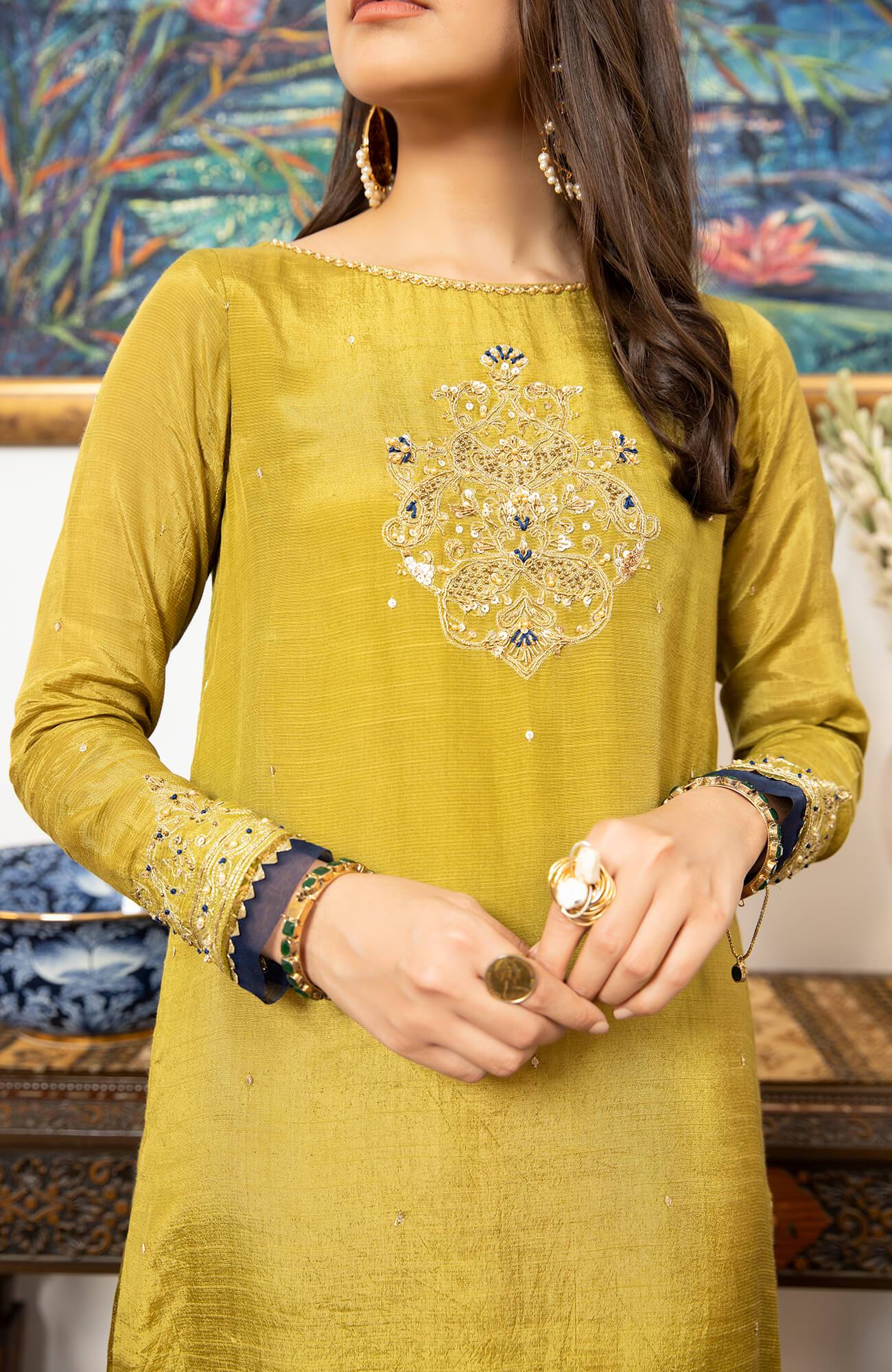 Sabz Roshan Dupata (Custom)