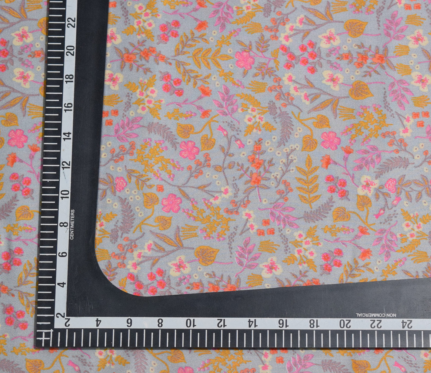 Leaf Pattern Screen Printed Cotton Satin Available in Yellow , Beige, Grey and Green