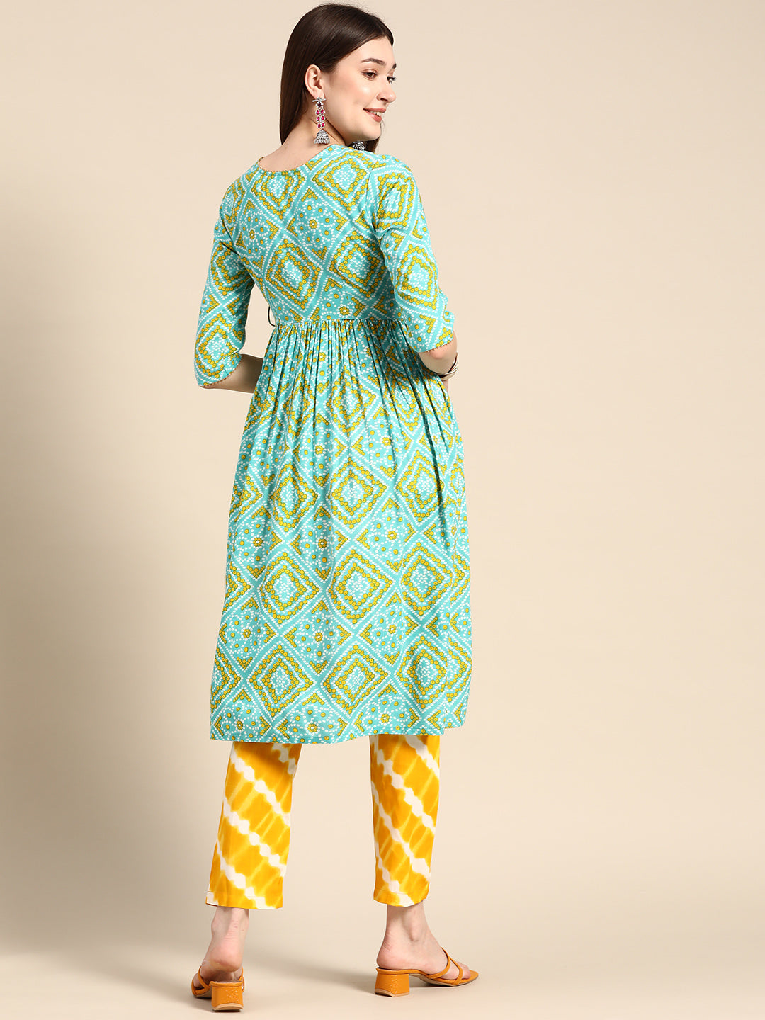 Anghrakha style Kurta with palazzo the