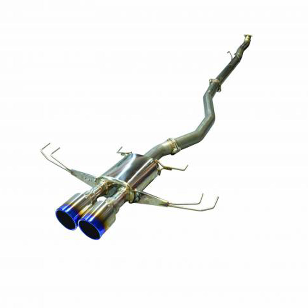 Injen 17-20 Honda Civic Type-R 3in SS Cat-Back Exhaust w/ Dual Burnt Titanium Tips (injSES1582TT)
