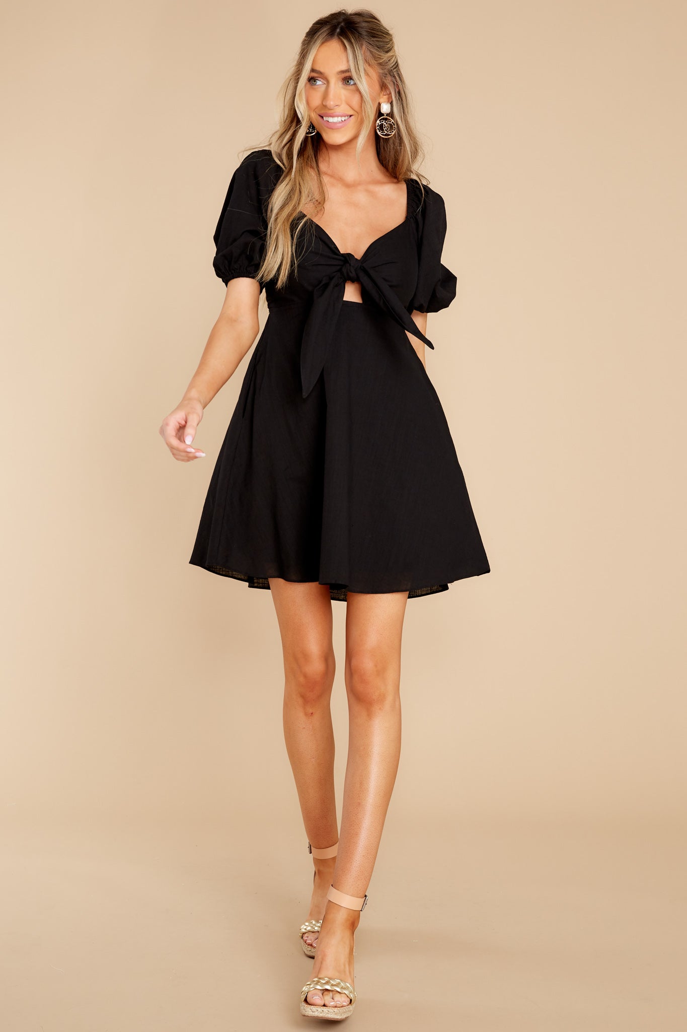 Lovely Belles Black Dress