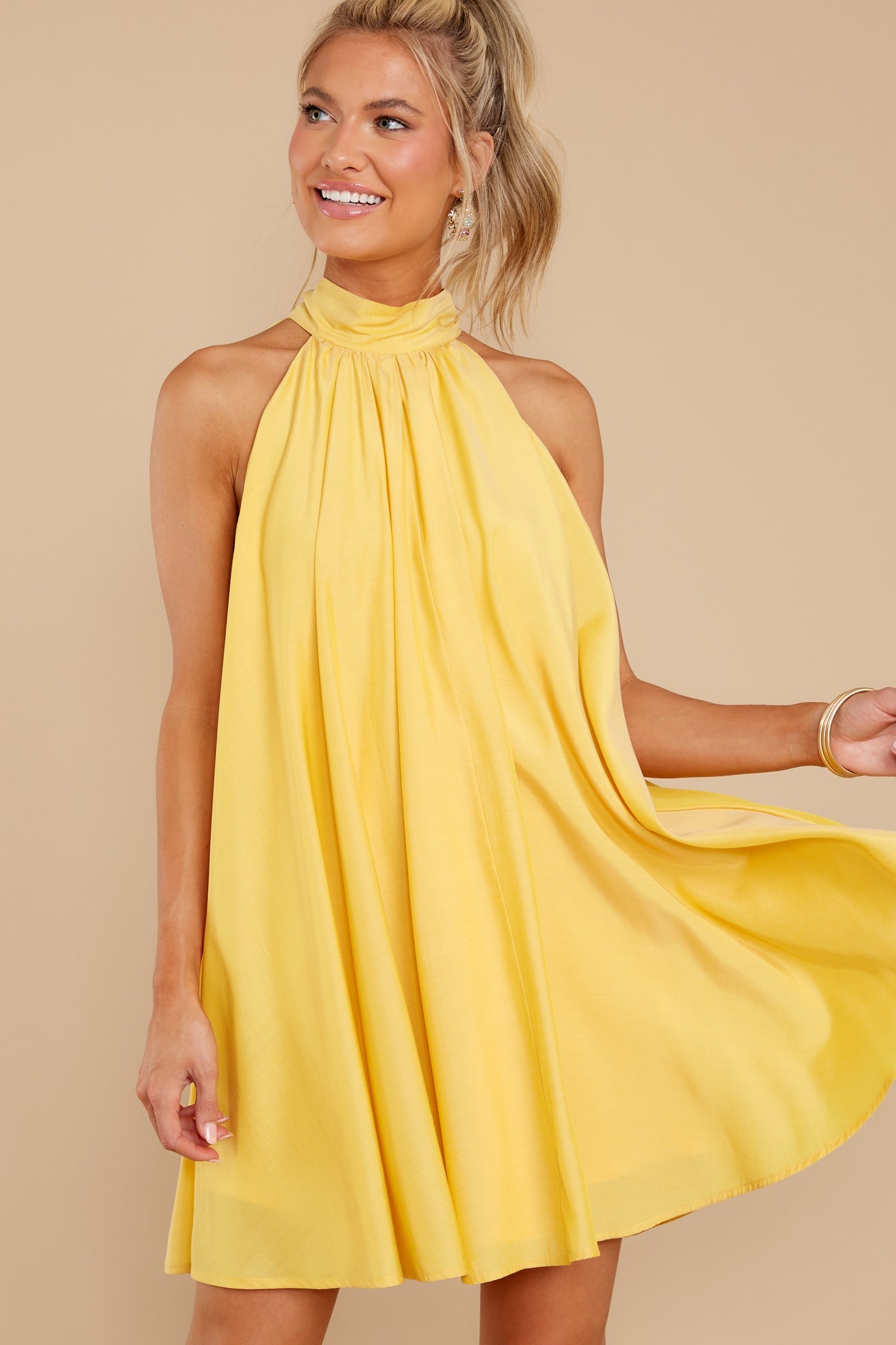 Whatever Moves You Yellow Dress