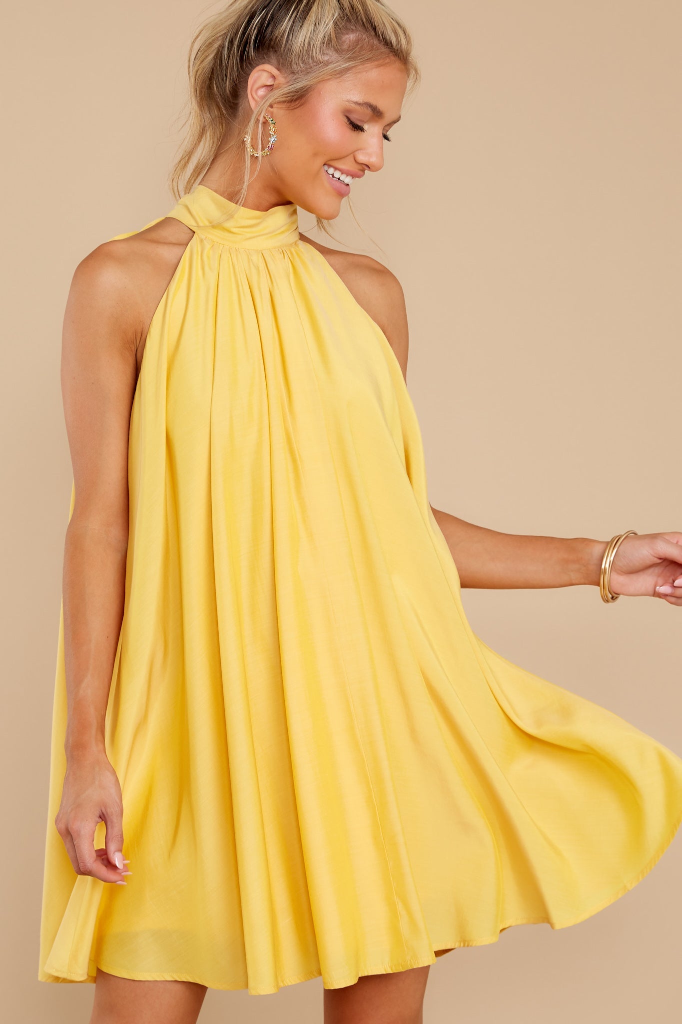 Whatever Moves You Yellow Dress