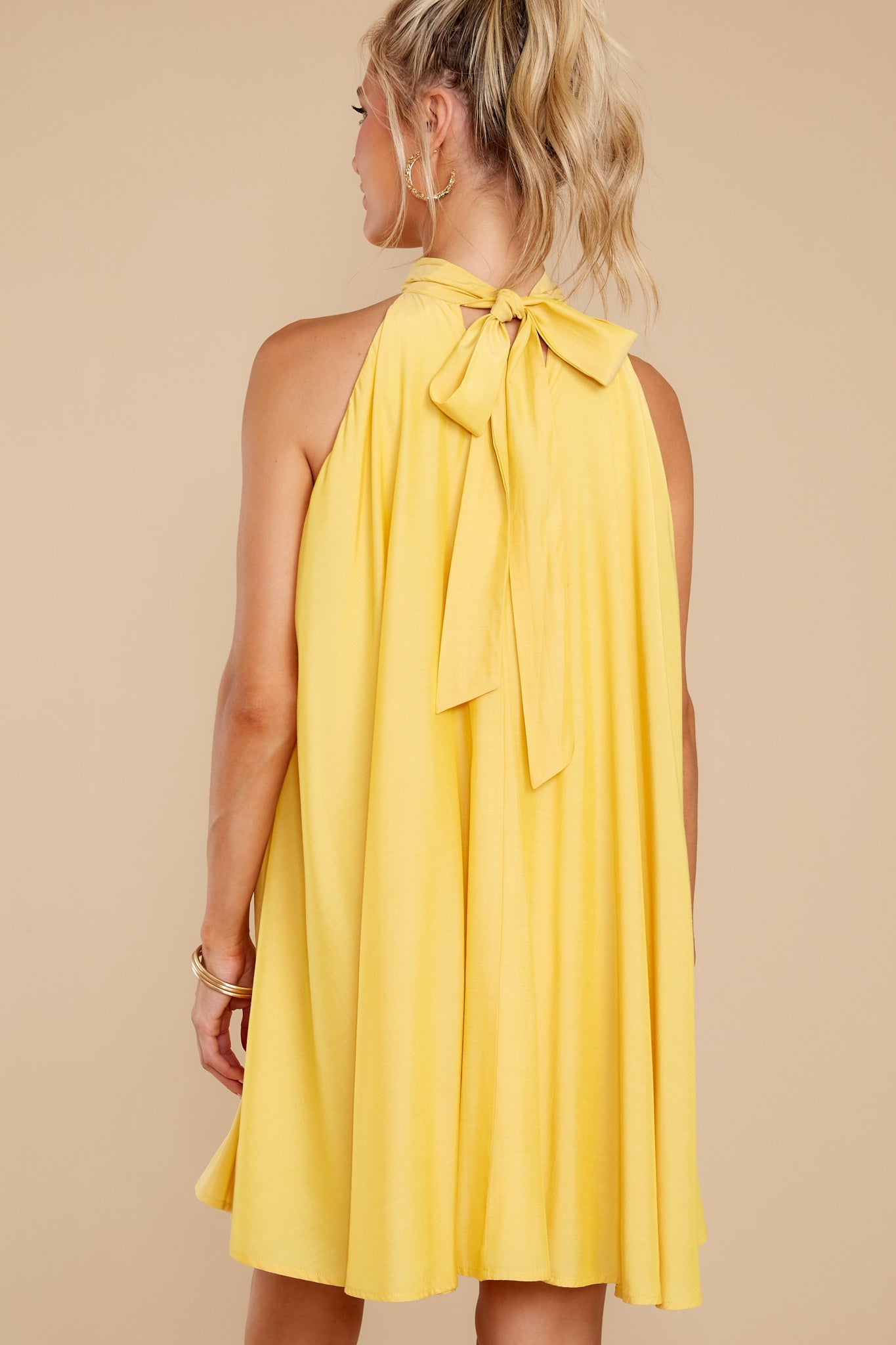 Whatever Moves You Yellow Dress