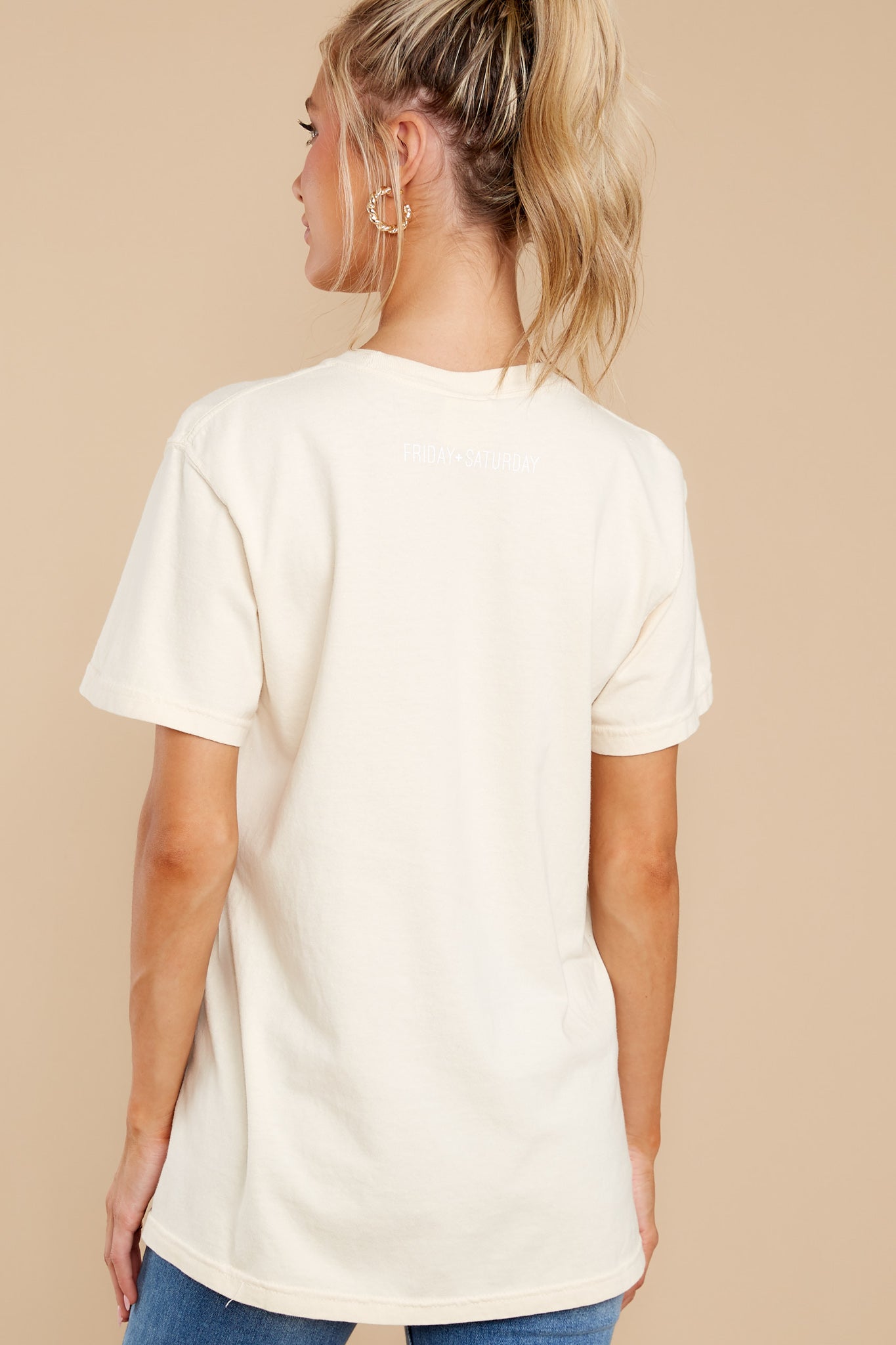 Wedding Weekend Beige Tee