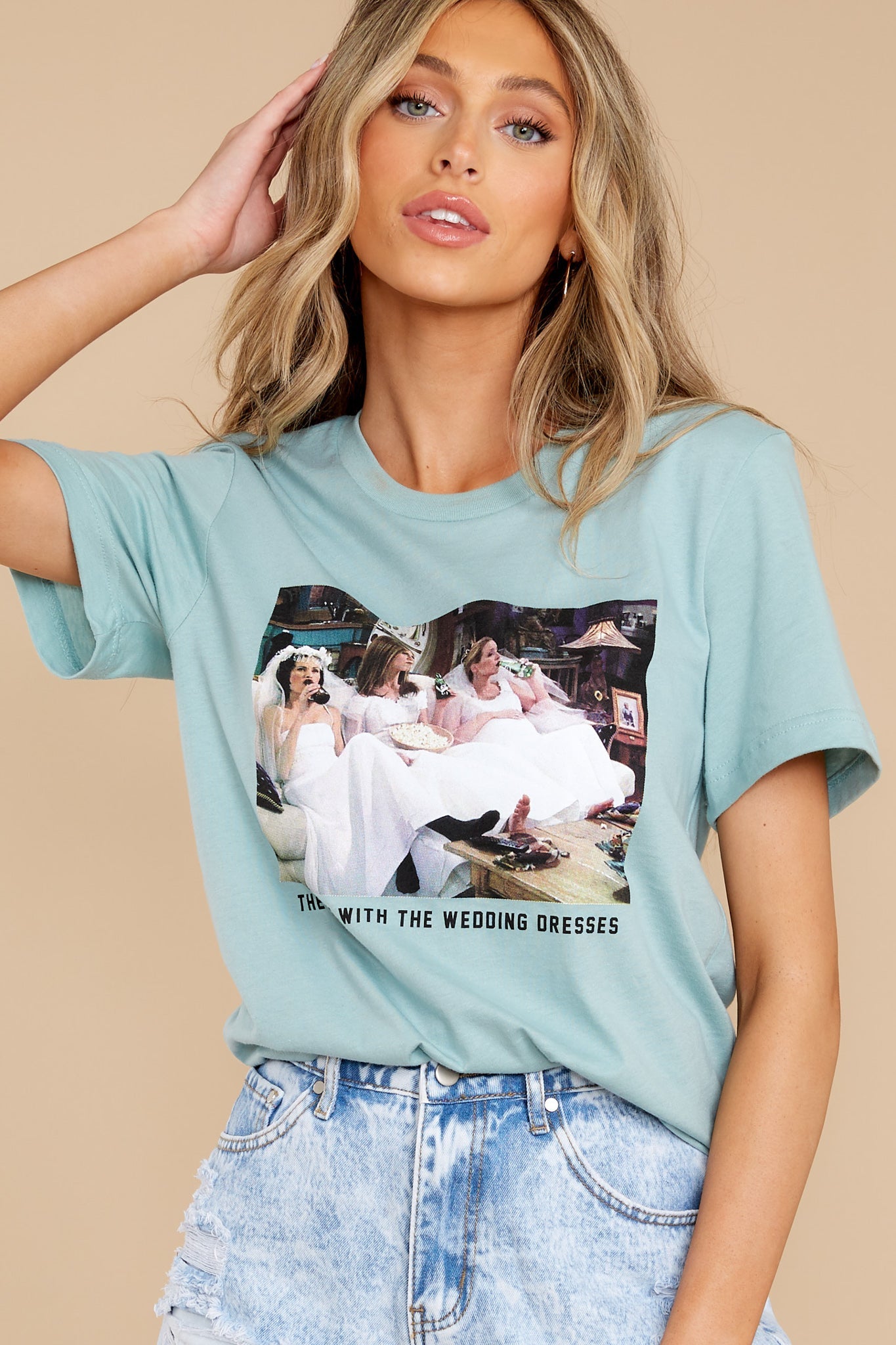 Wedding Dress Episode Dusted Jade T-Shirt