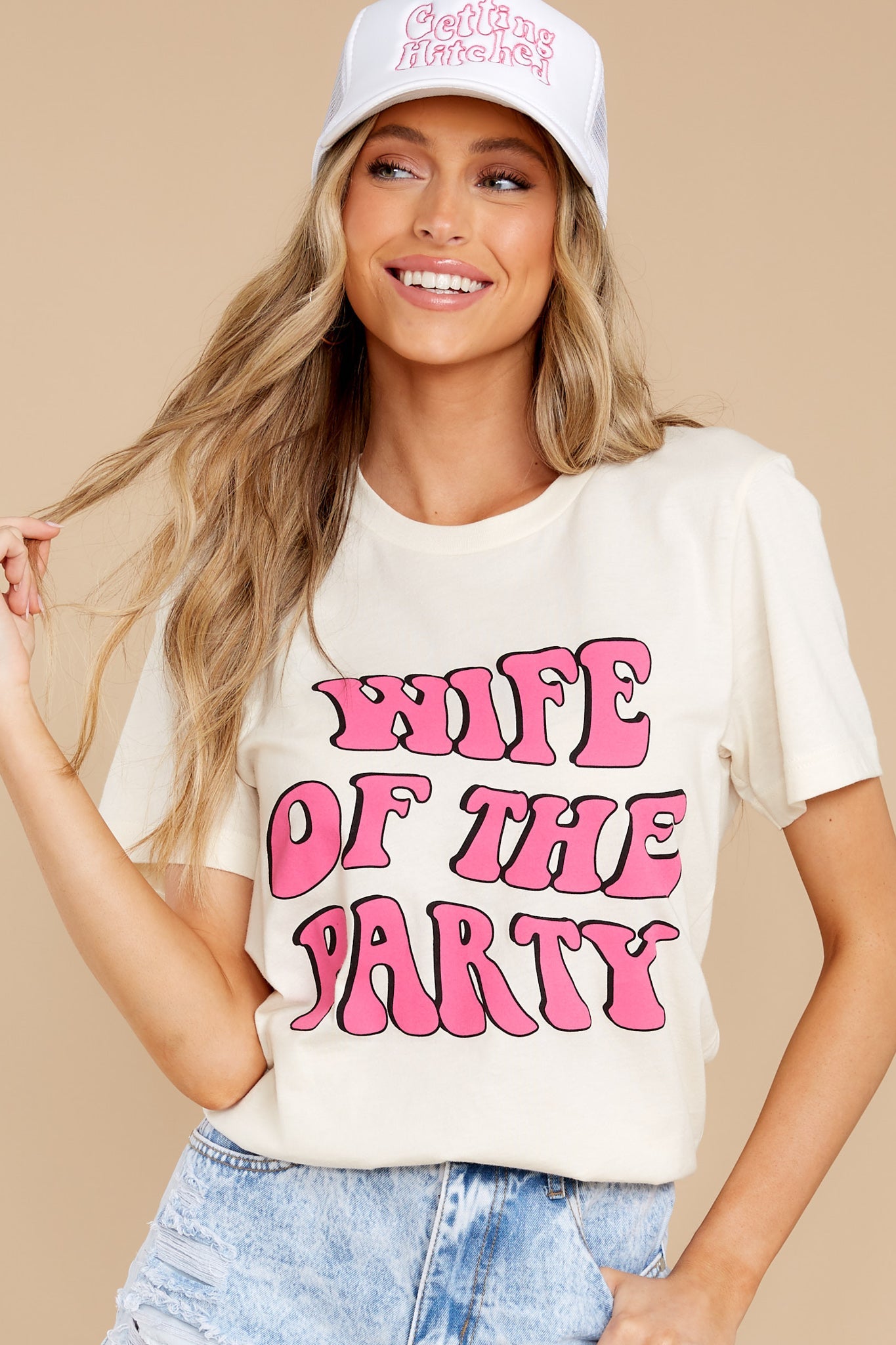 Wife Of The Party White T-shirt