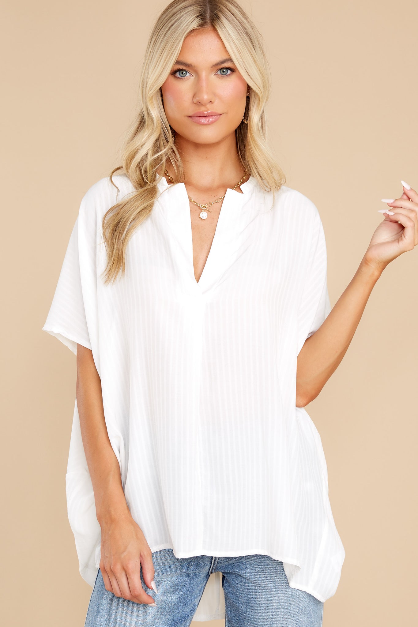 Relaxing Made Easy White Top