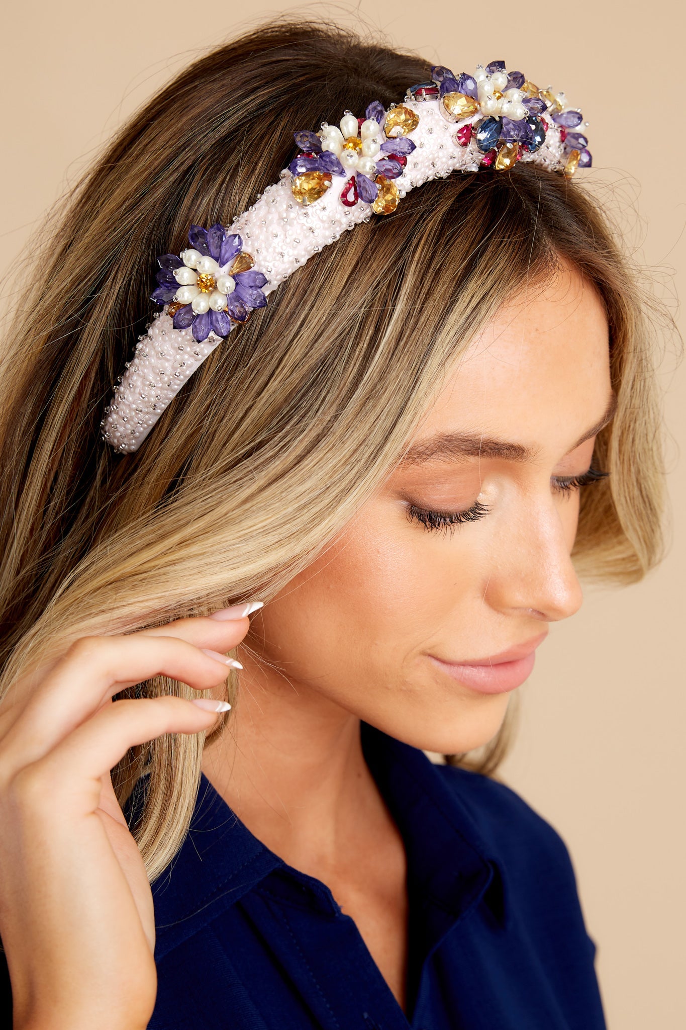 Queen Of All Multi Beaded Headband