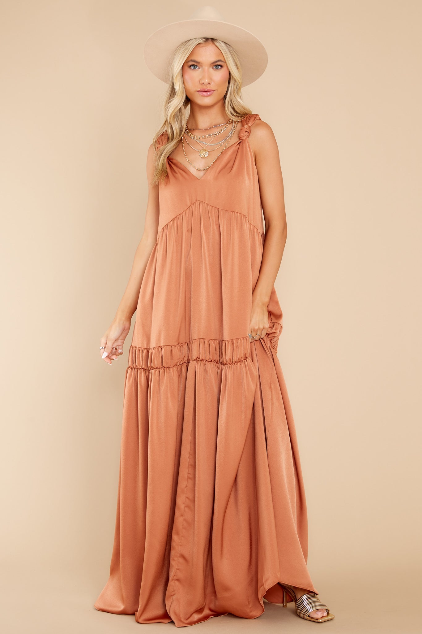 The Way She Moves Cinnamon Maxi Dress