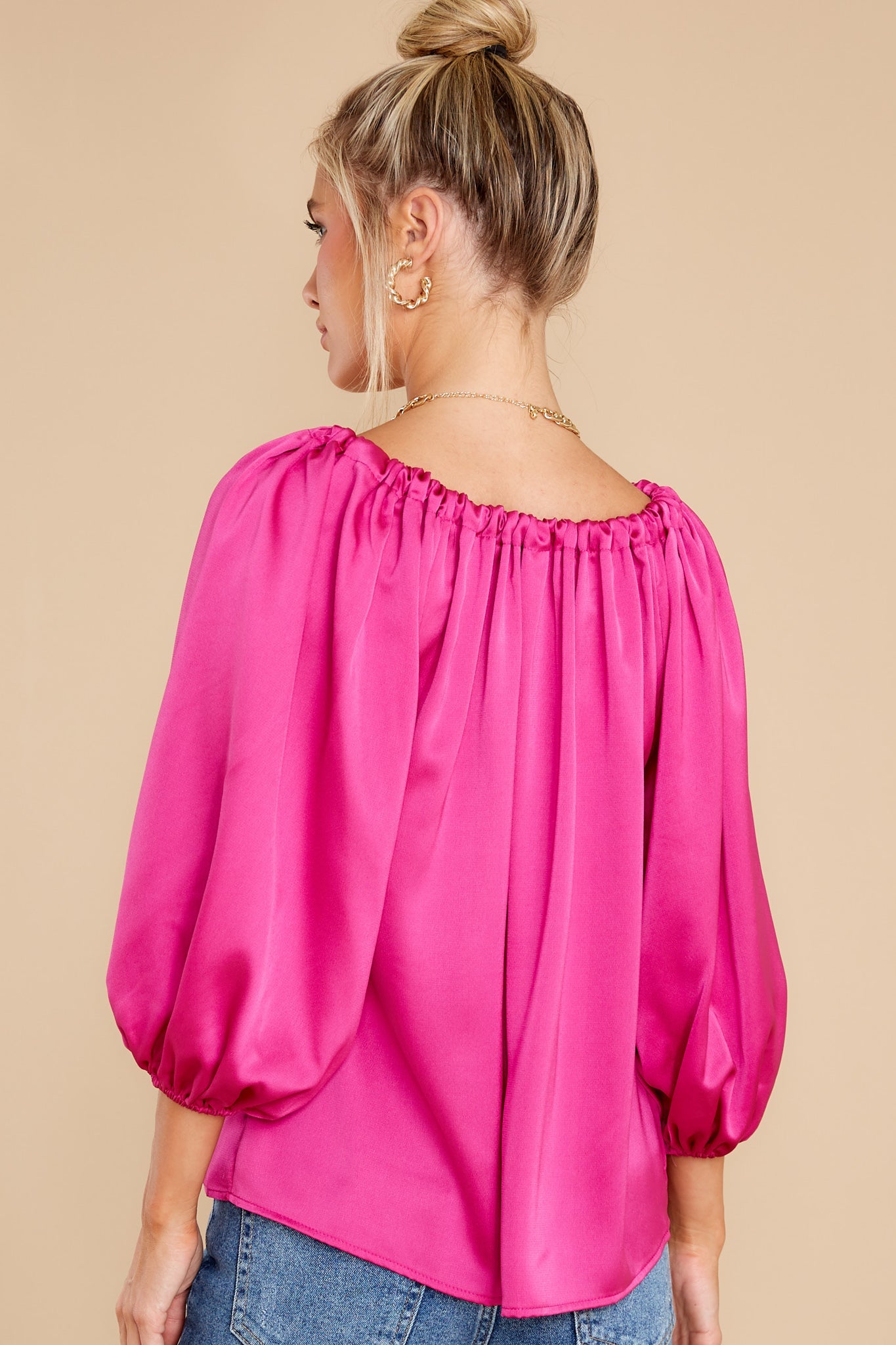 Energize And Inspire Fuchsia Top