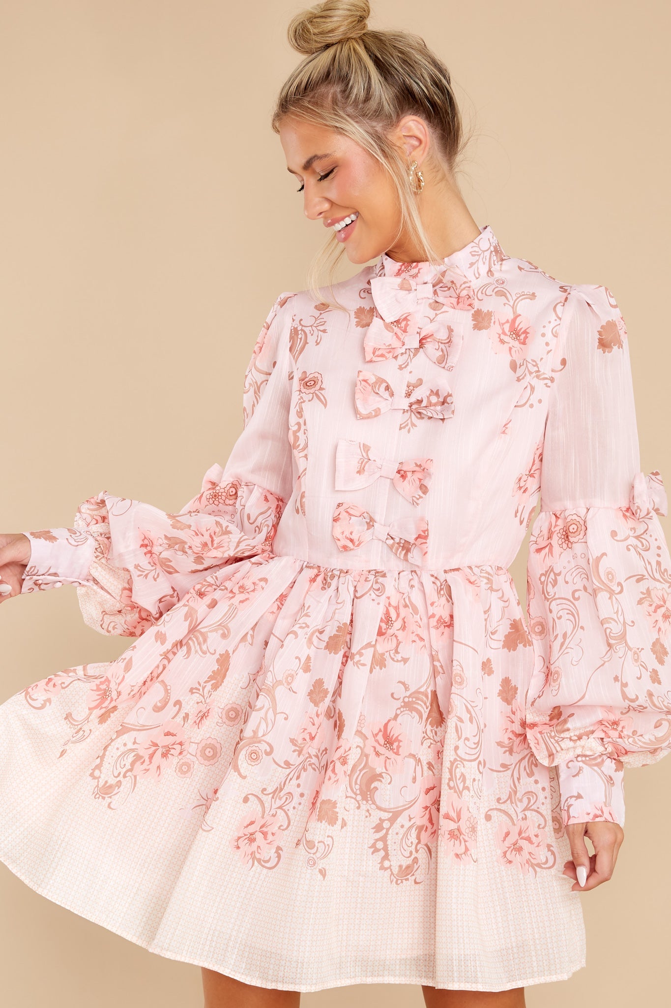 Good Graces Blush Print Dress