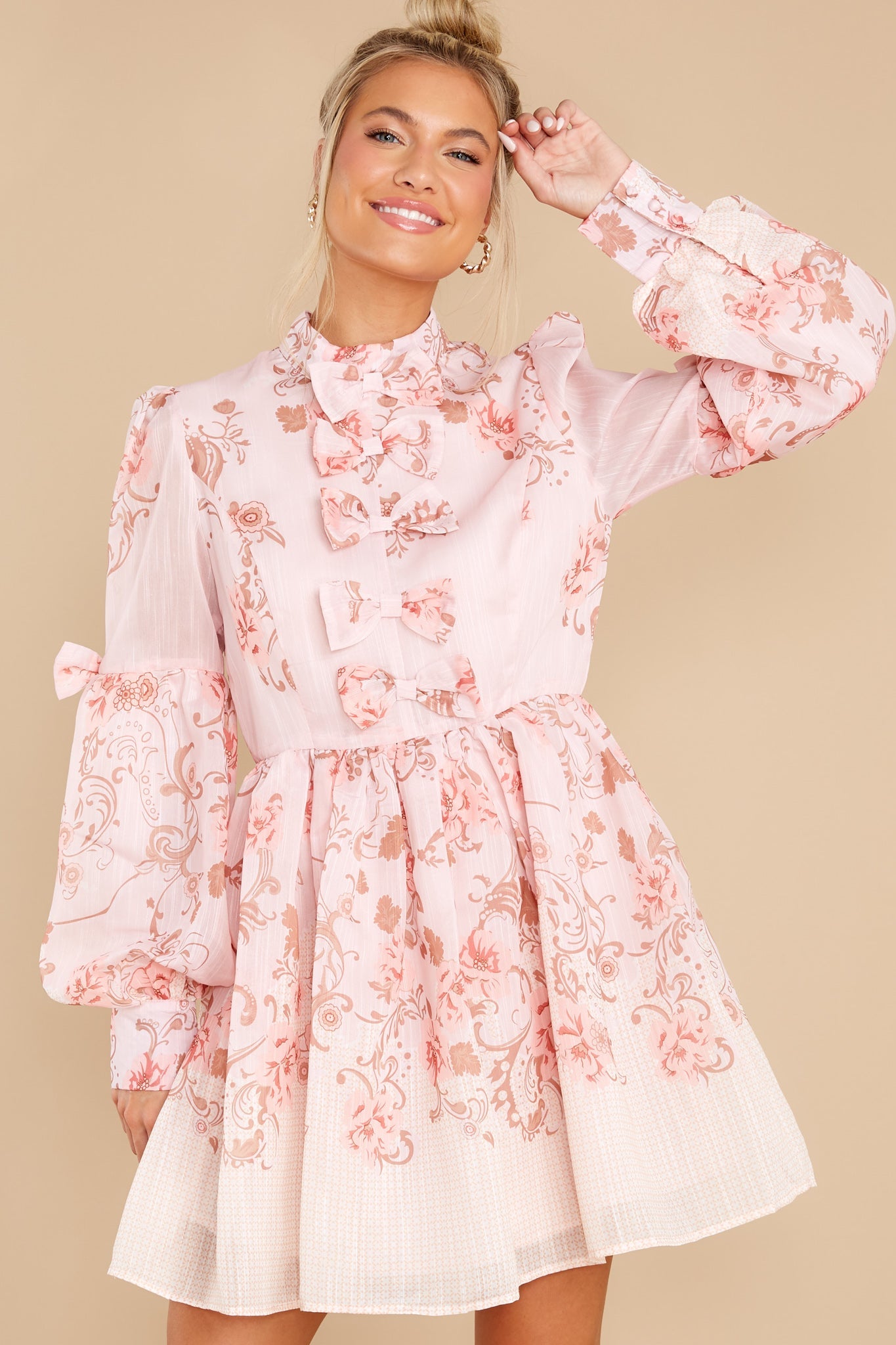Good Graces Blush Print Dress