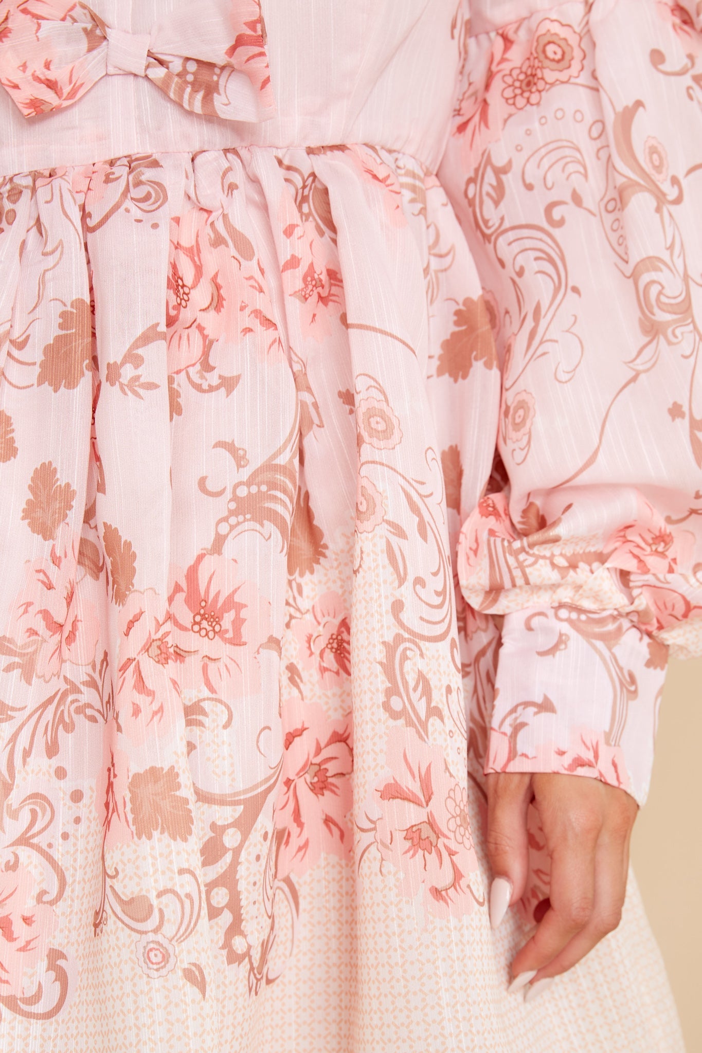 Good Graces Blush Print Dress