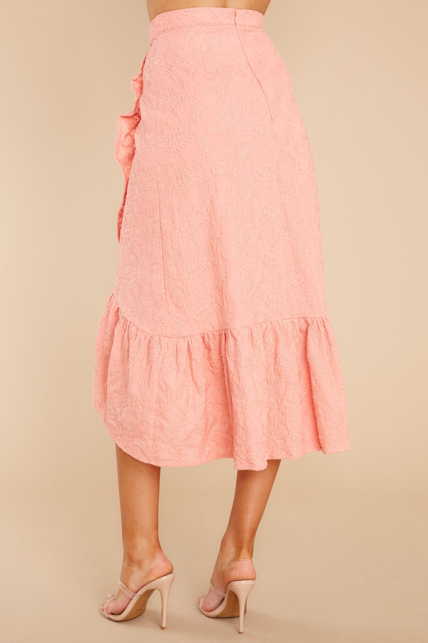 Geneva Rose Midi Skirt