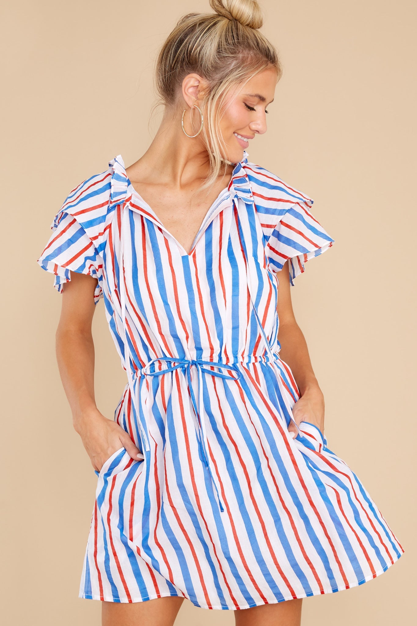 Tinsley Harbor Stripe Cherry Dress