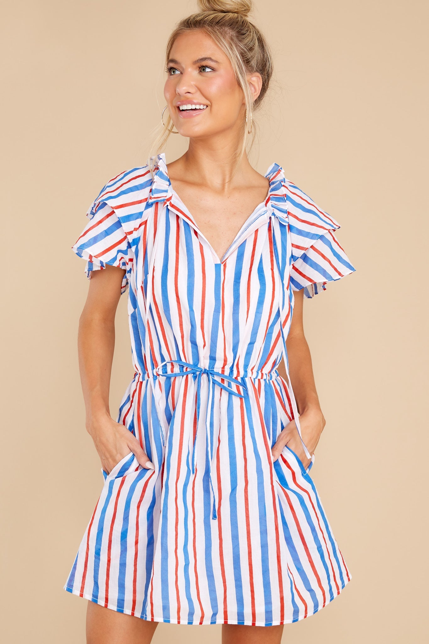 Tinsley Harbor Stripe Cherry Dress