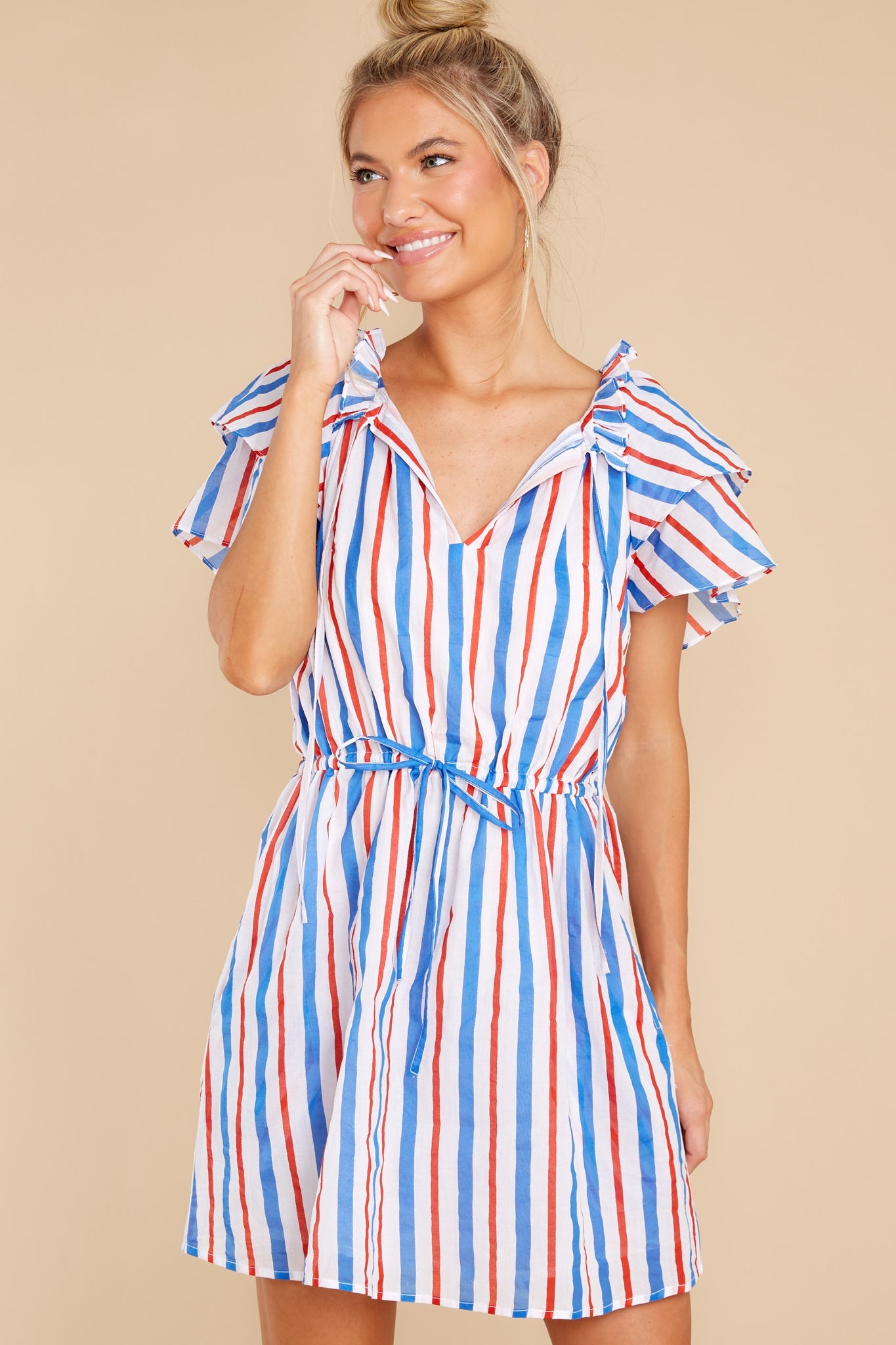 Tinsley Harbor Stripe Cherry Dress