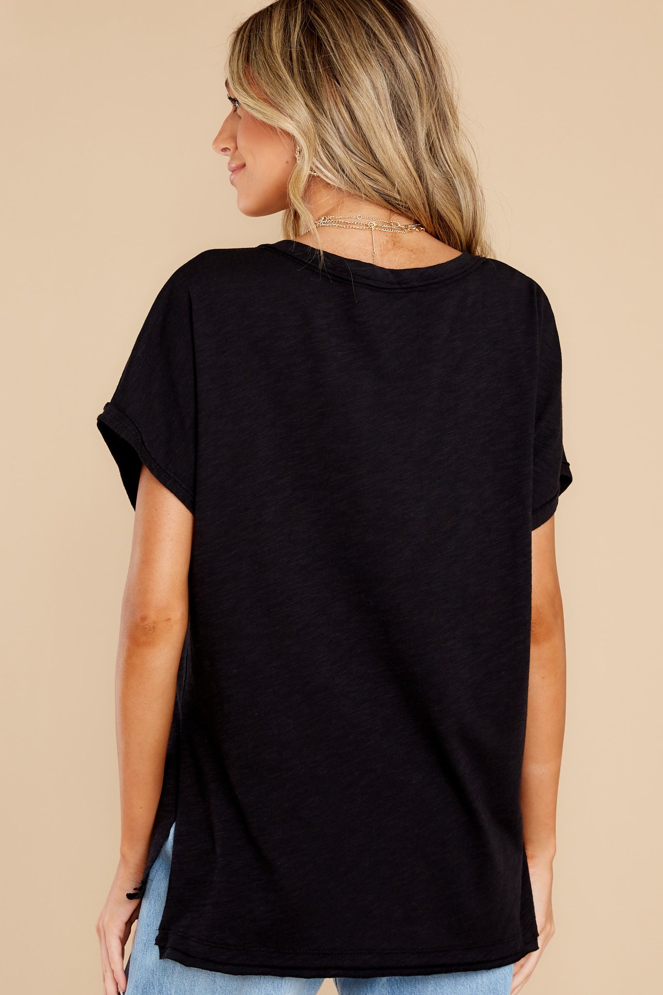 The Obvious Choice Black Tee