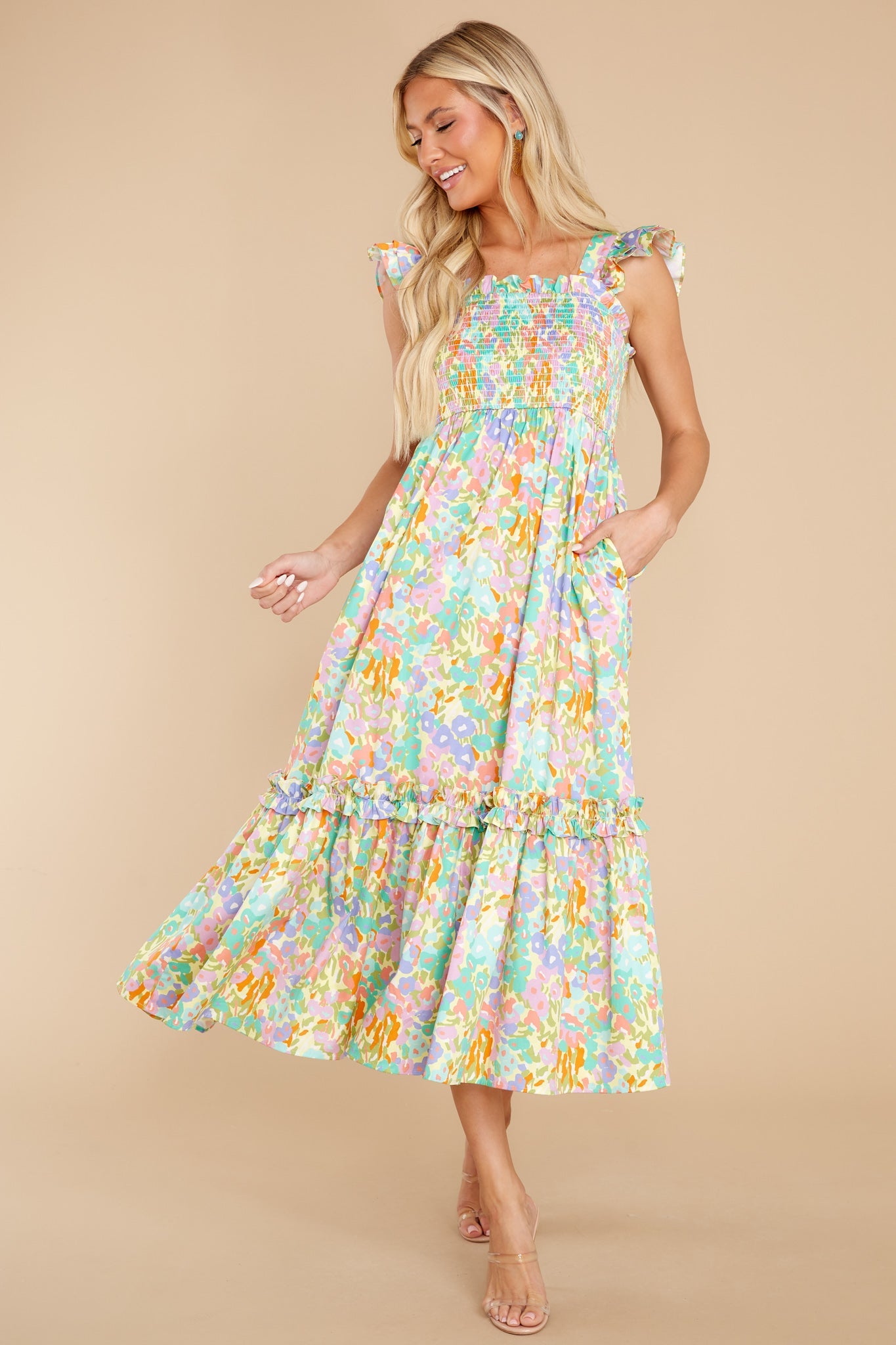 Wren Coral Reef Dress