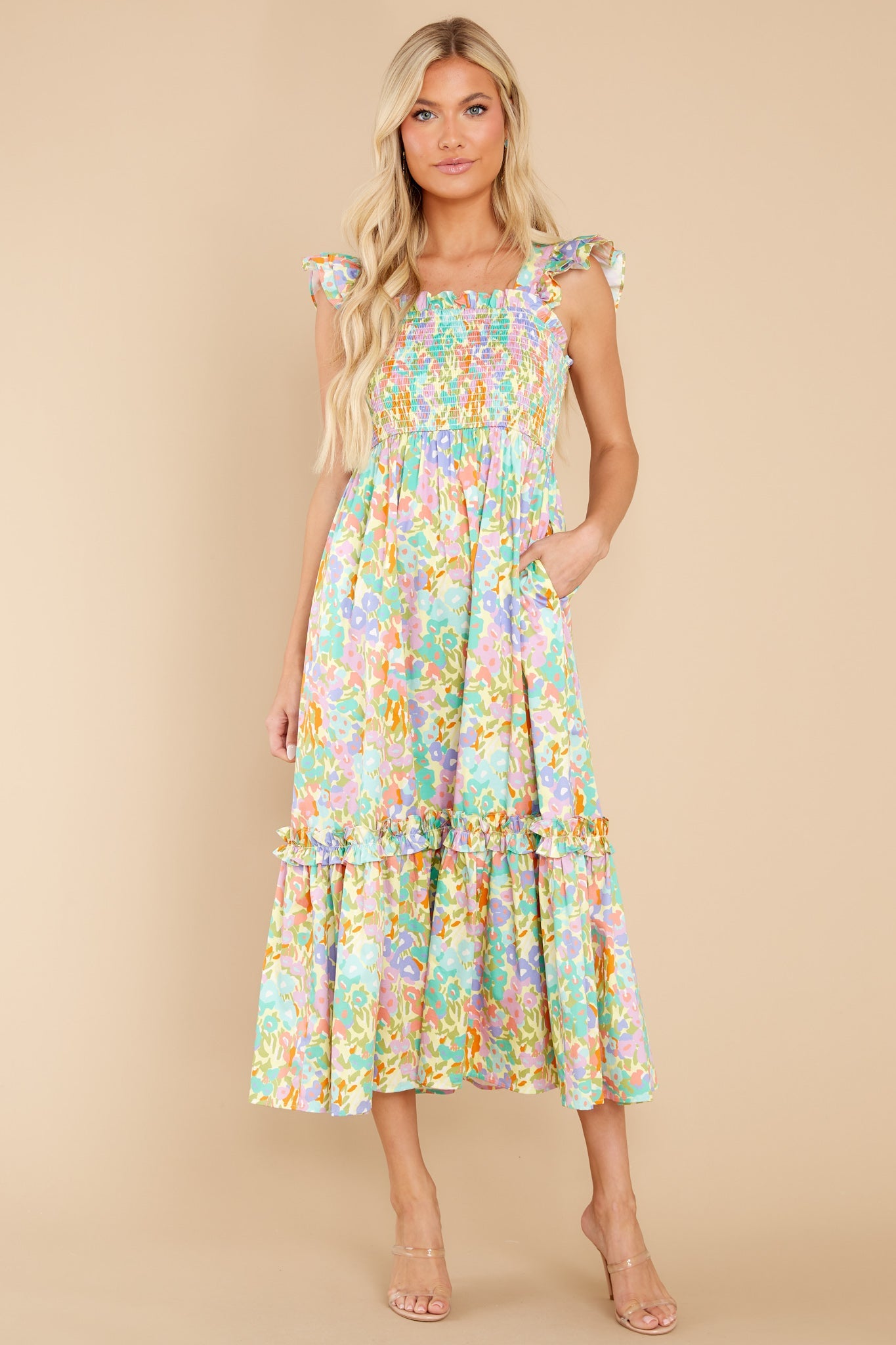 Wren Coral Reef Dress