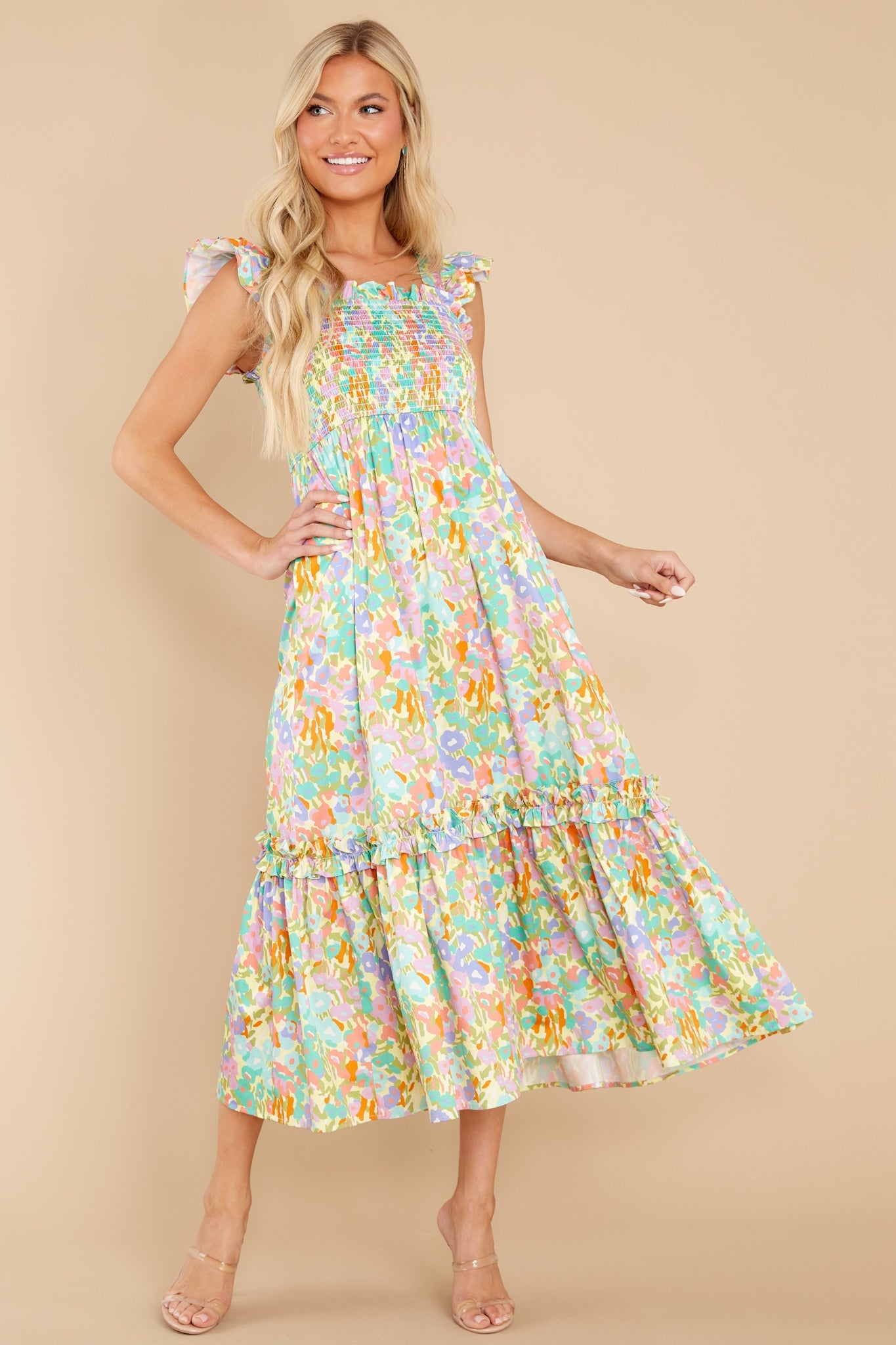 Wren Coral Reef Dress