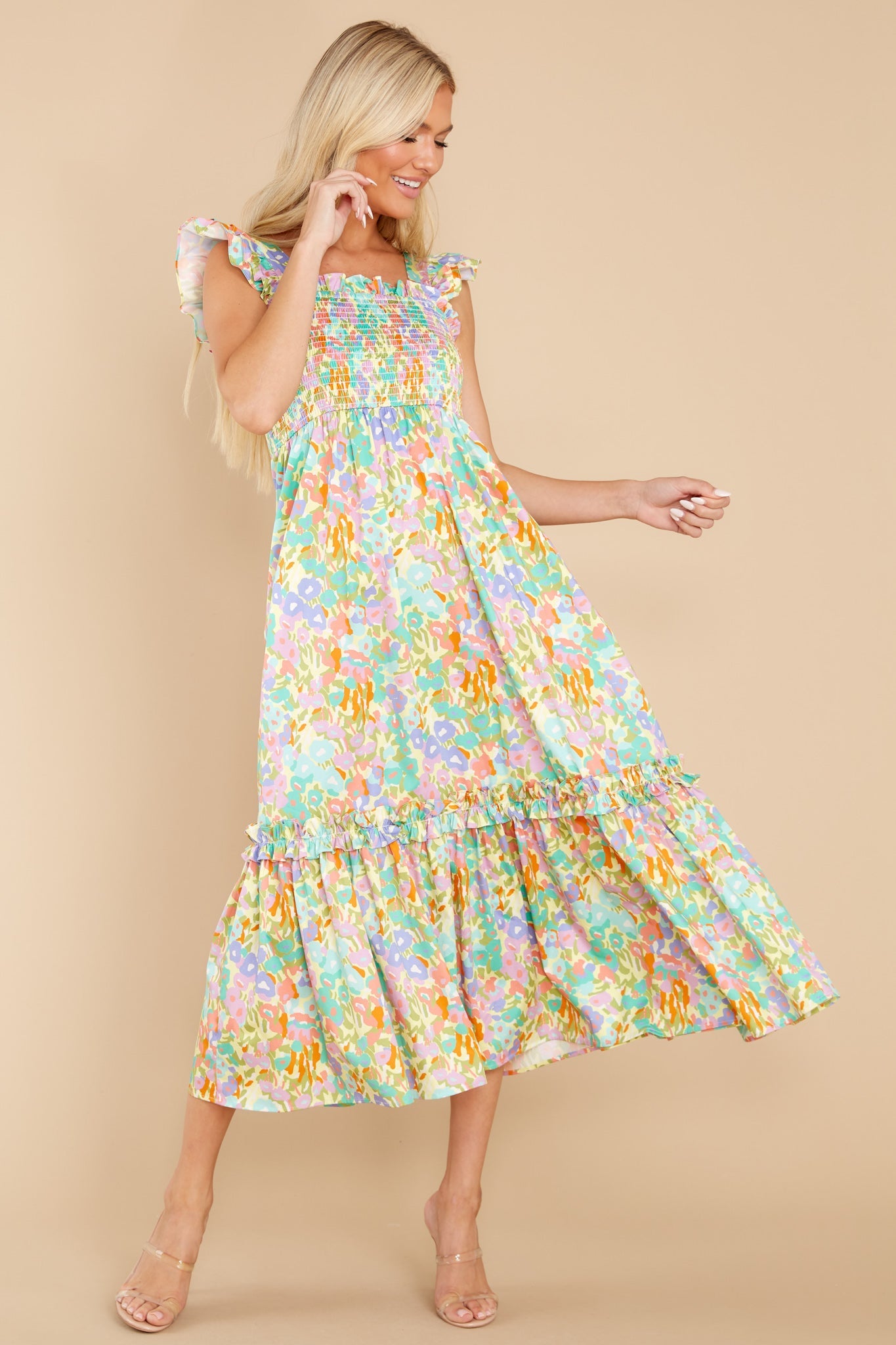 Wren Coral Reef Dress