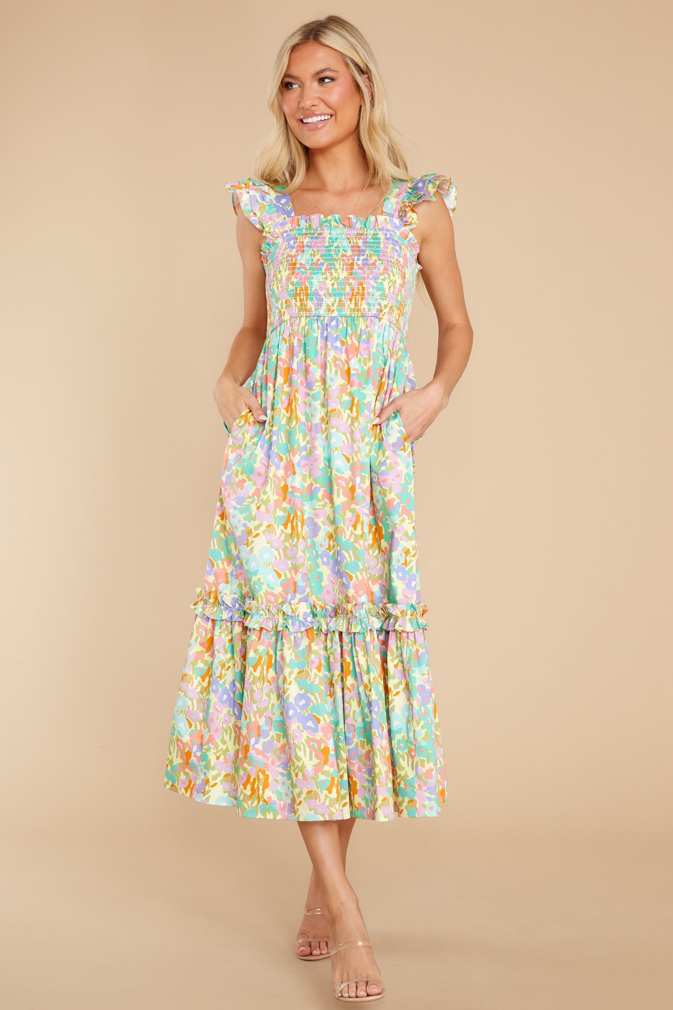 Wren Coral Reef Dress