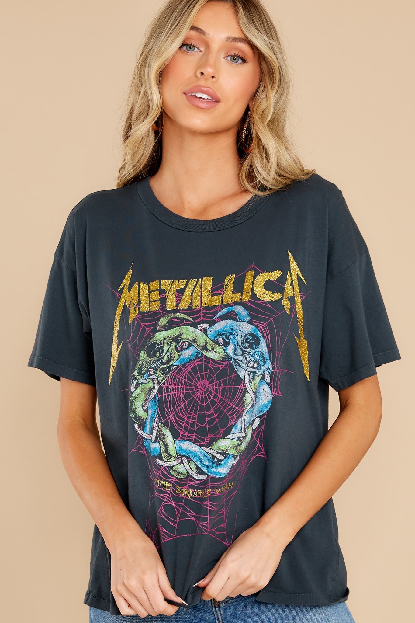 Metallica The Struggle Within Black Merch Tee