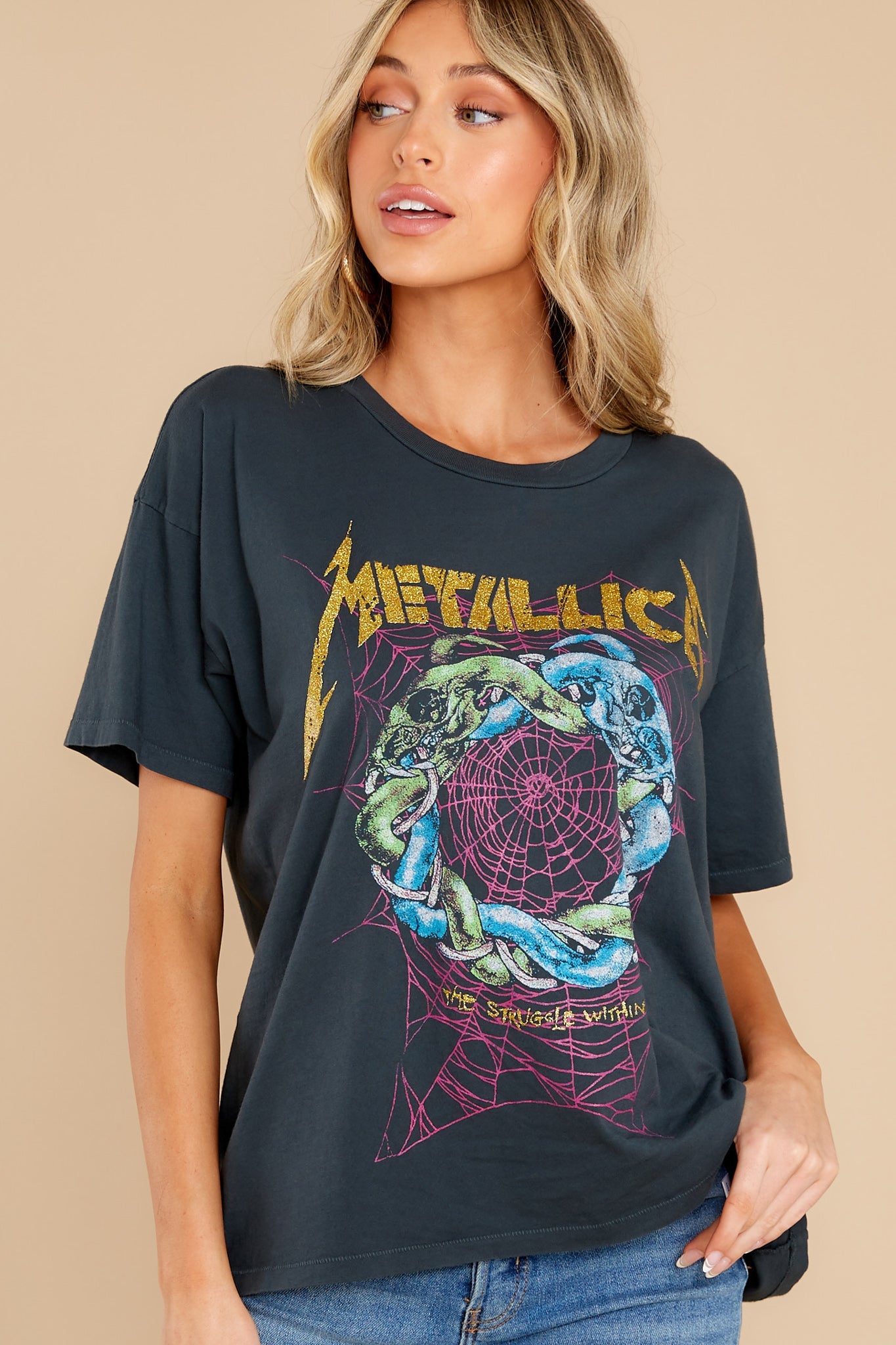 Metallica The Struggle Within Black Merch Tee