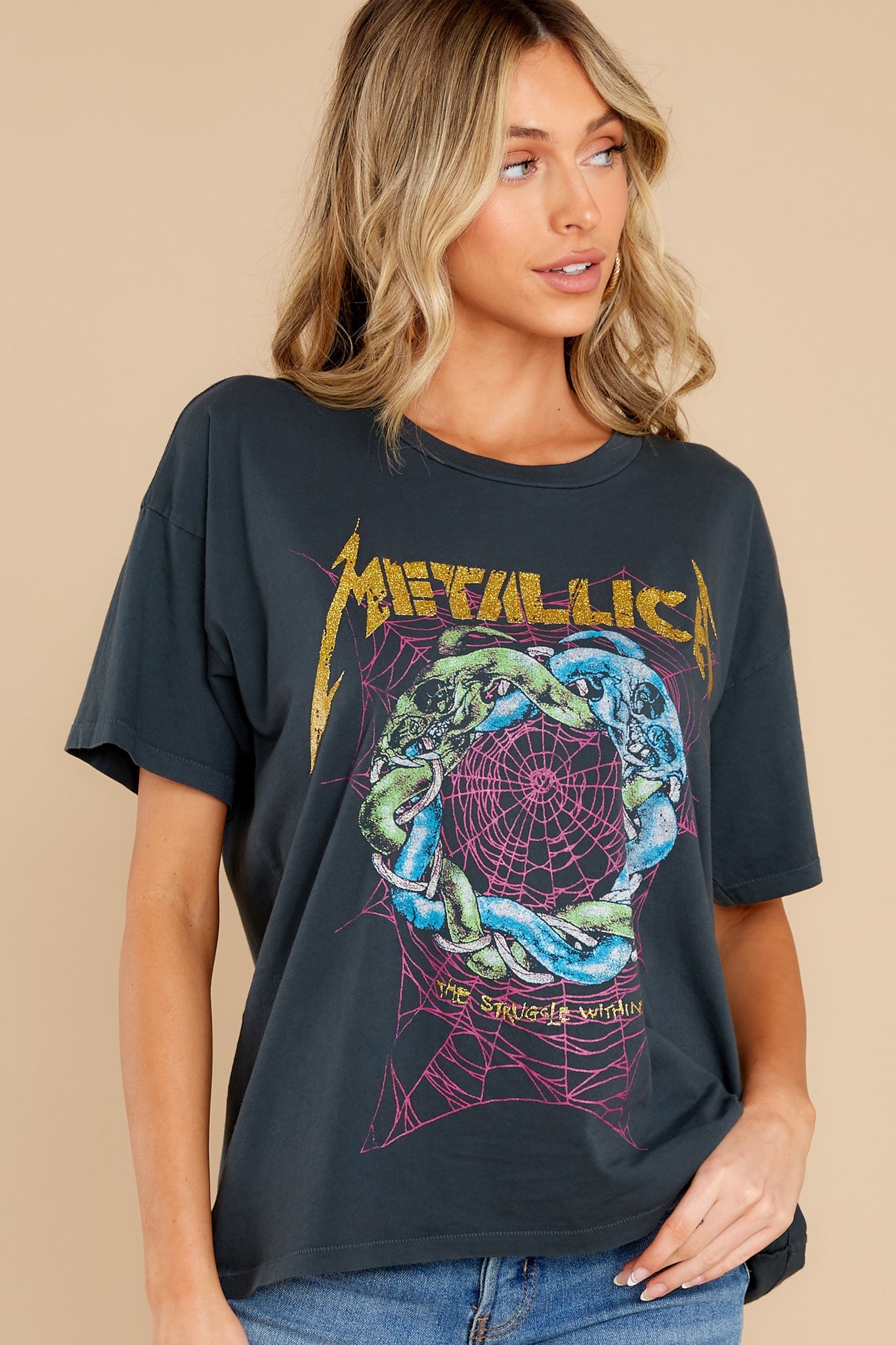 Metallica The Struggle Within Black Merch Tee